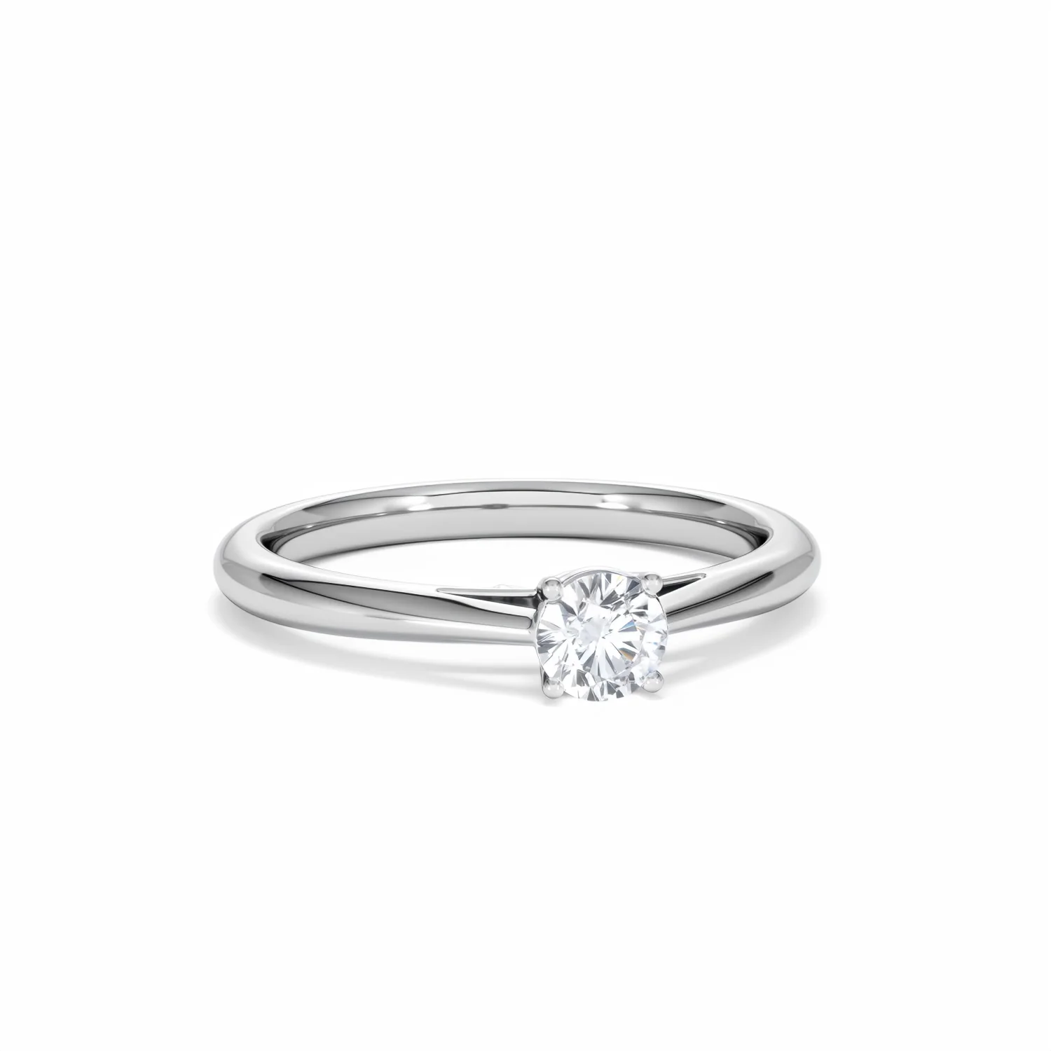 Engagement Ring Elysia 0.33ct Lab Diamond G/Vs in Platinum - Image 11