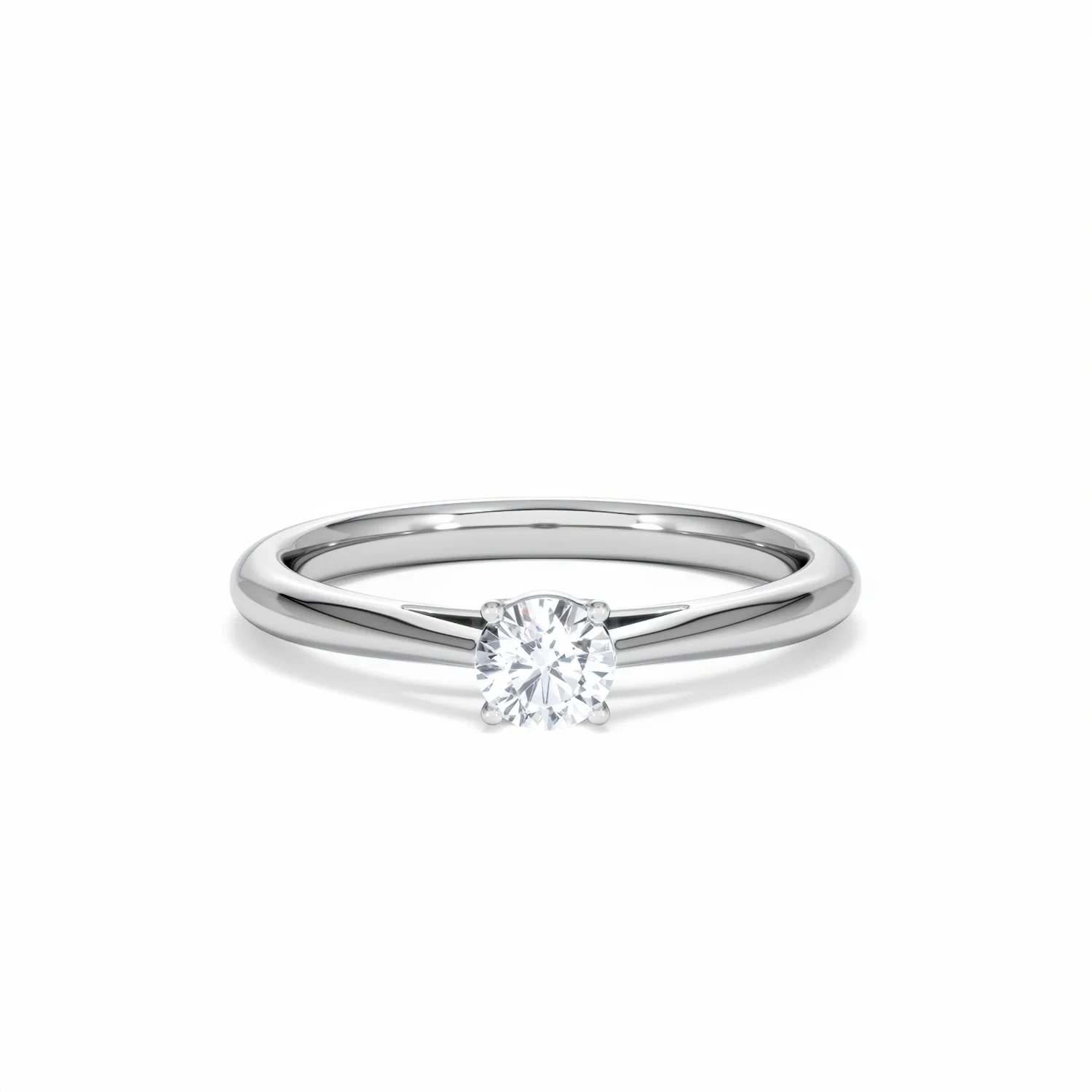 Engagement Ring Elysia 0.33ct Lab Diamond G/Vs in Platinum - Image 8