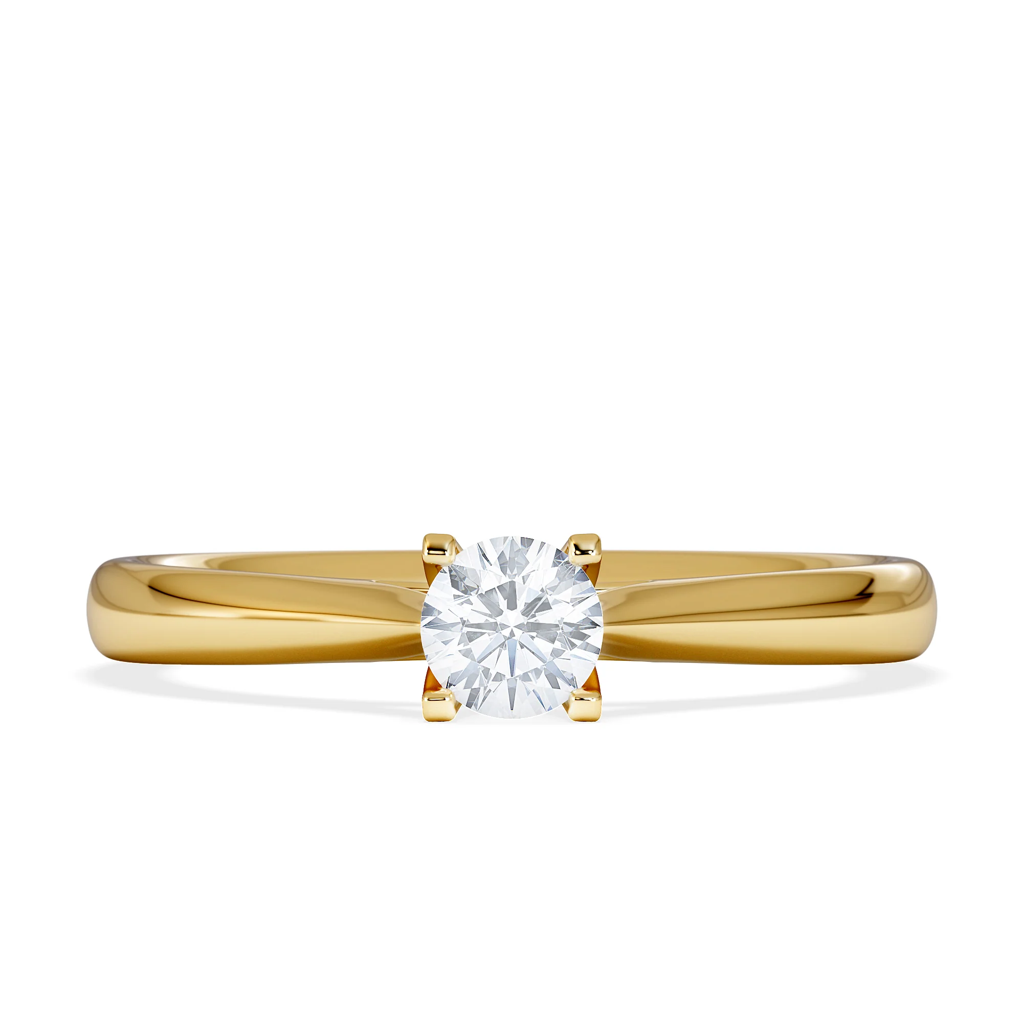 Engagement Ring Grace 0.25ct Lab Diamond G/Vs in 18K Gold - Image 6