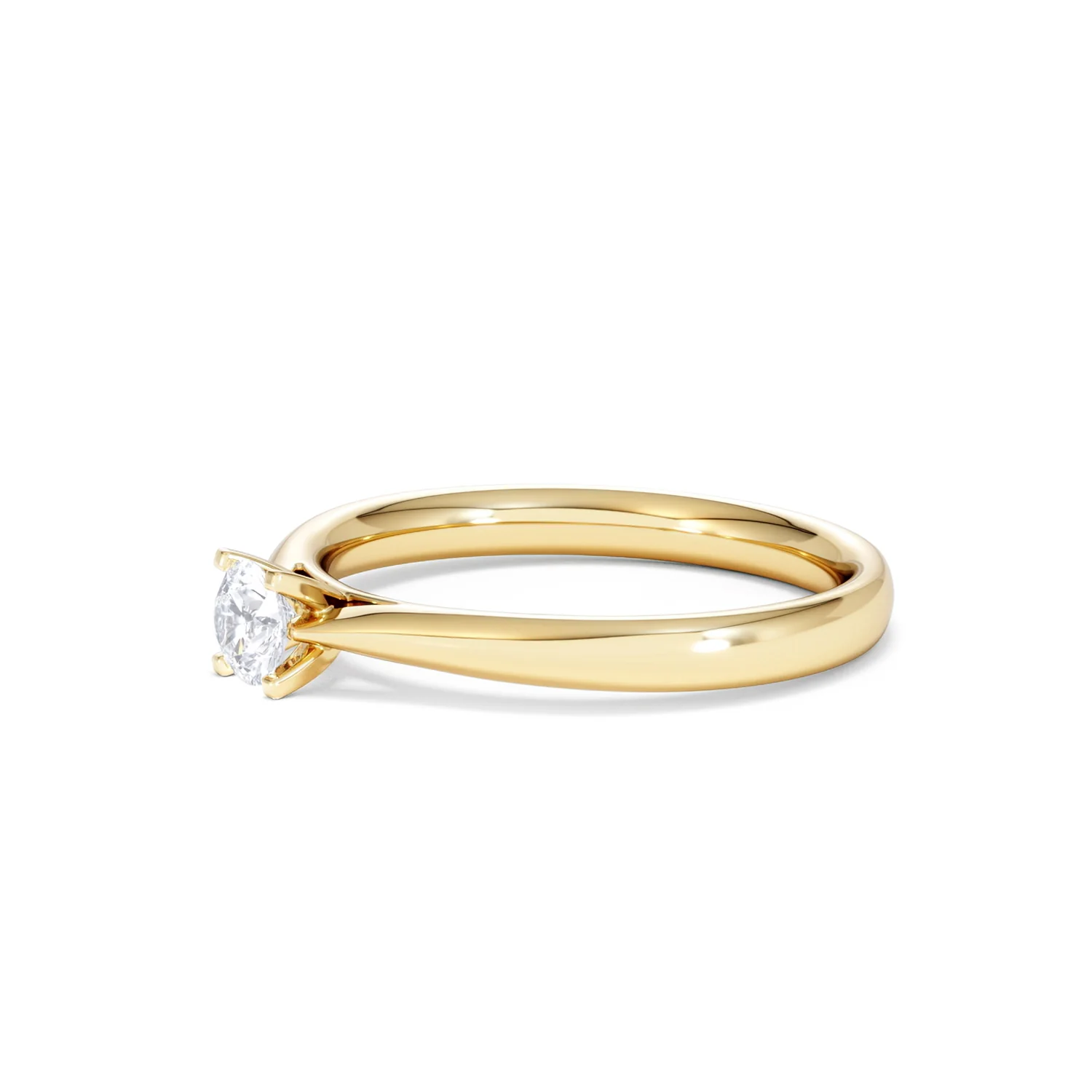 Engagement Ring Grace 0.25ct Lab Diamond G/Vs in 18K Gold - Image 75