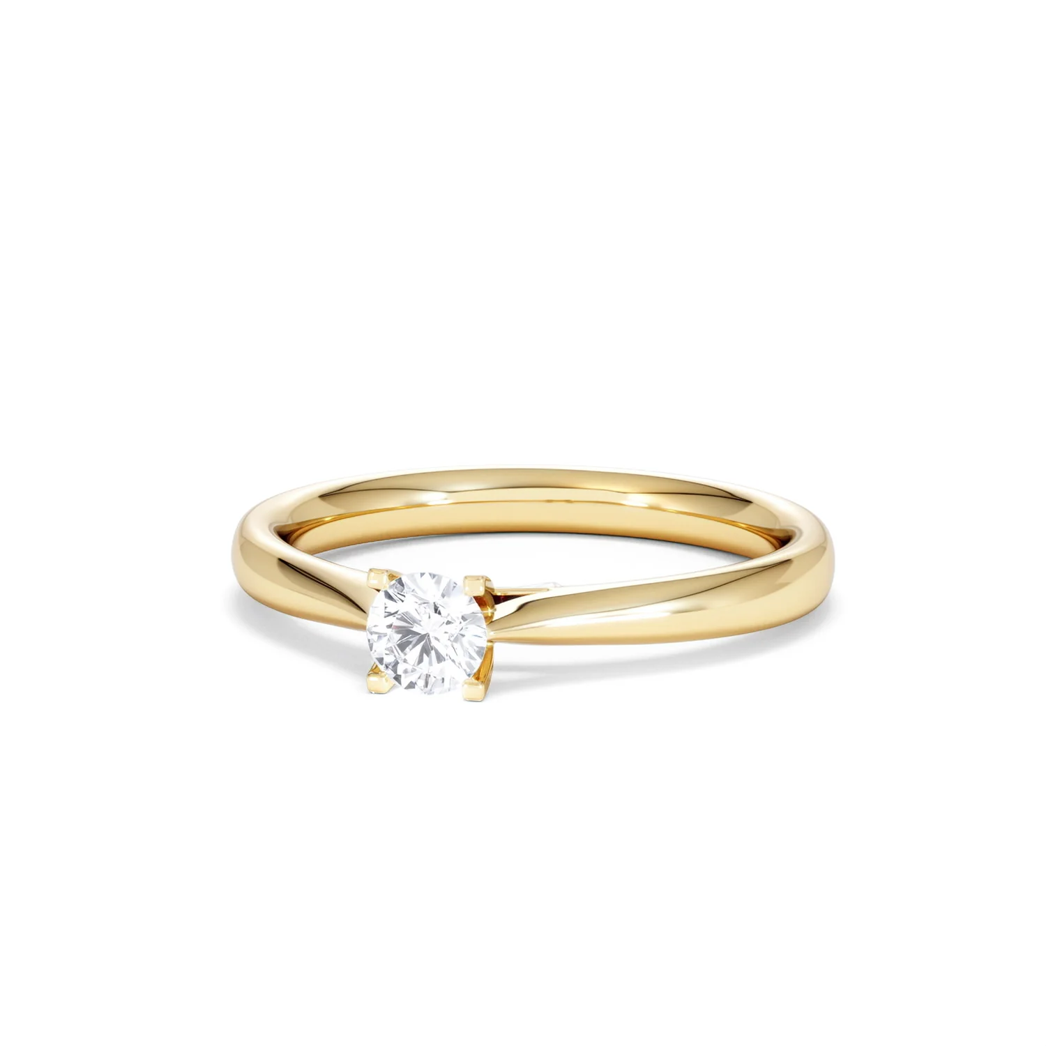 Engagement Ring Grace 0.25ct Lab Diamond G/Vs in 18K Gold - Image 84