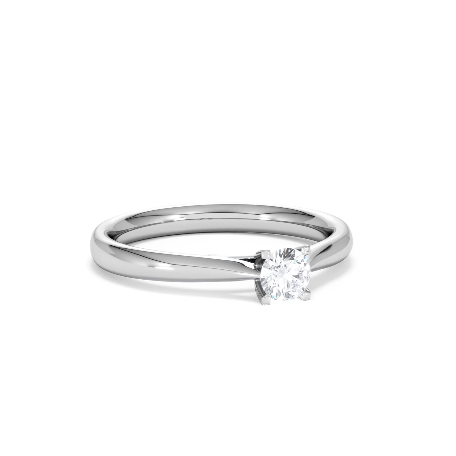 Engagement Ring Grace 0.25ct Lab Diamond G/Vs in 18K White Gold - Image 13