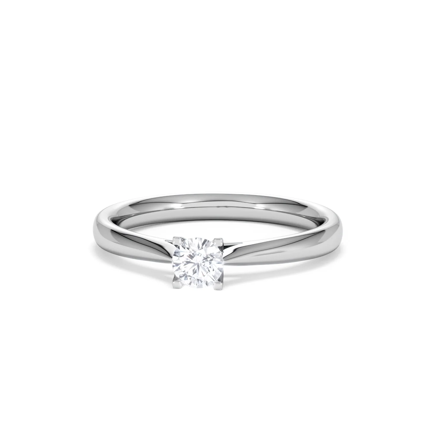 Engagement Ring Grace 0.25ct Lab Diamond G/Vs in 18K White Gold - Image 86