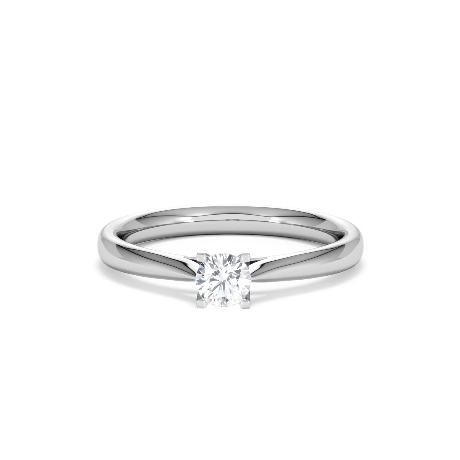 Engagement Ring Grace 0.25ct Lab Diamond G/Vs in 18K White Gold - Image 87