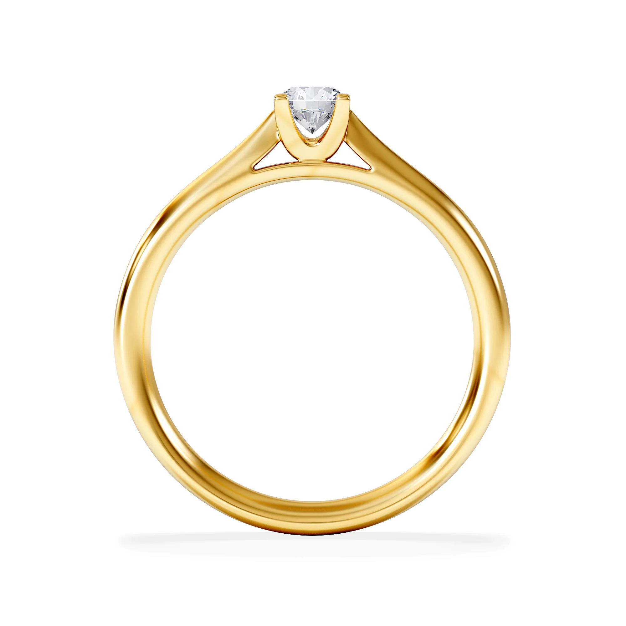 Engagement Ring Grace 0.25ct Lab Diamond G/Vs in Platinum - Image 3