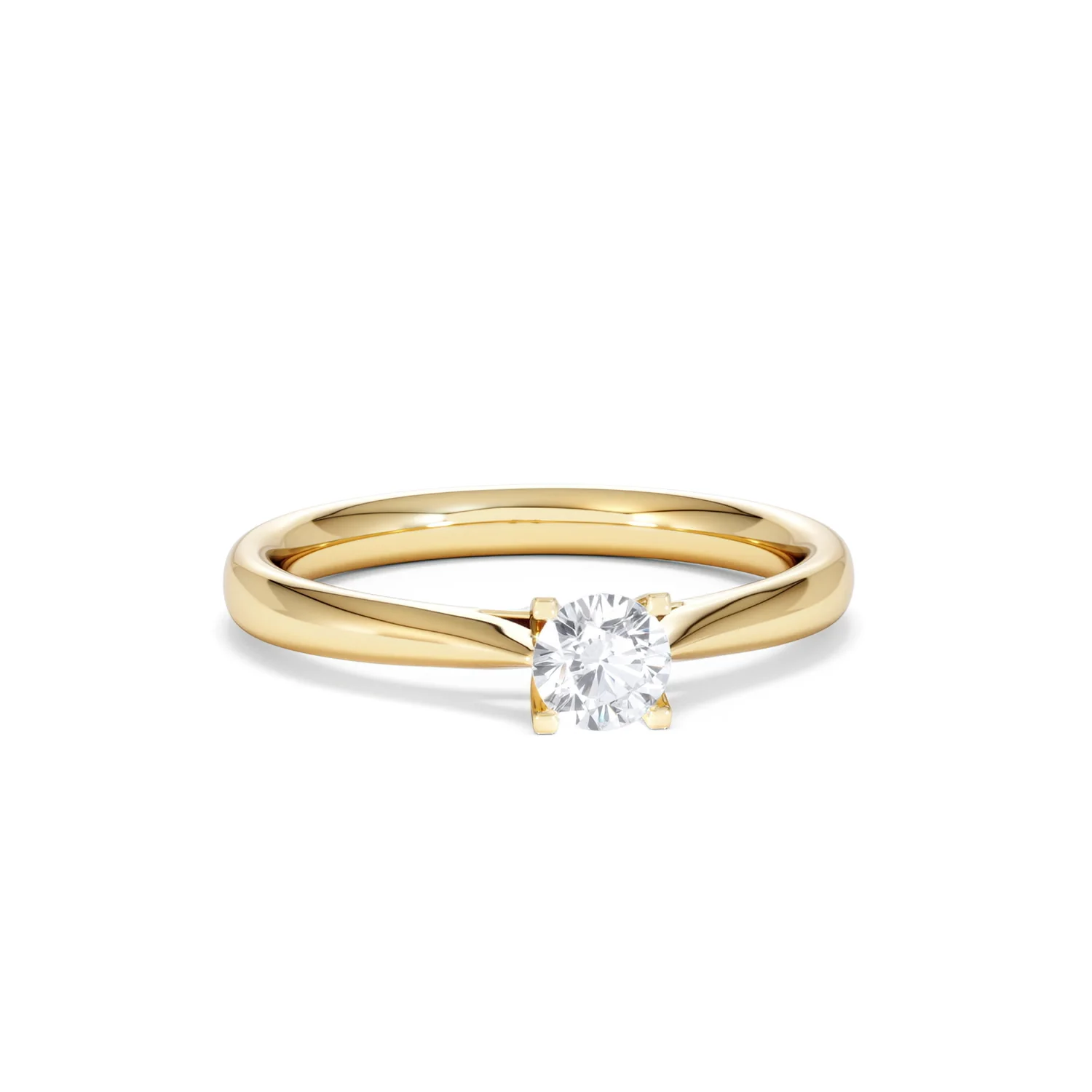 Engagement Ring Grace 0.33ct Lab Diamond G/Vs in 18K Gold - Image 10
