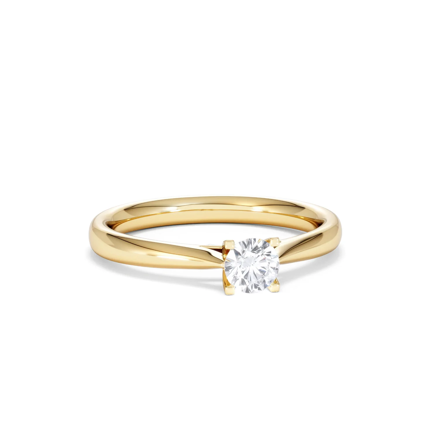 Engagement Ring Grace 0.33ct Lab Diamond G/Vs in 18K Gold - Image 11