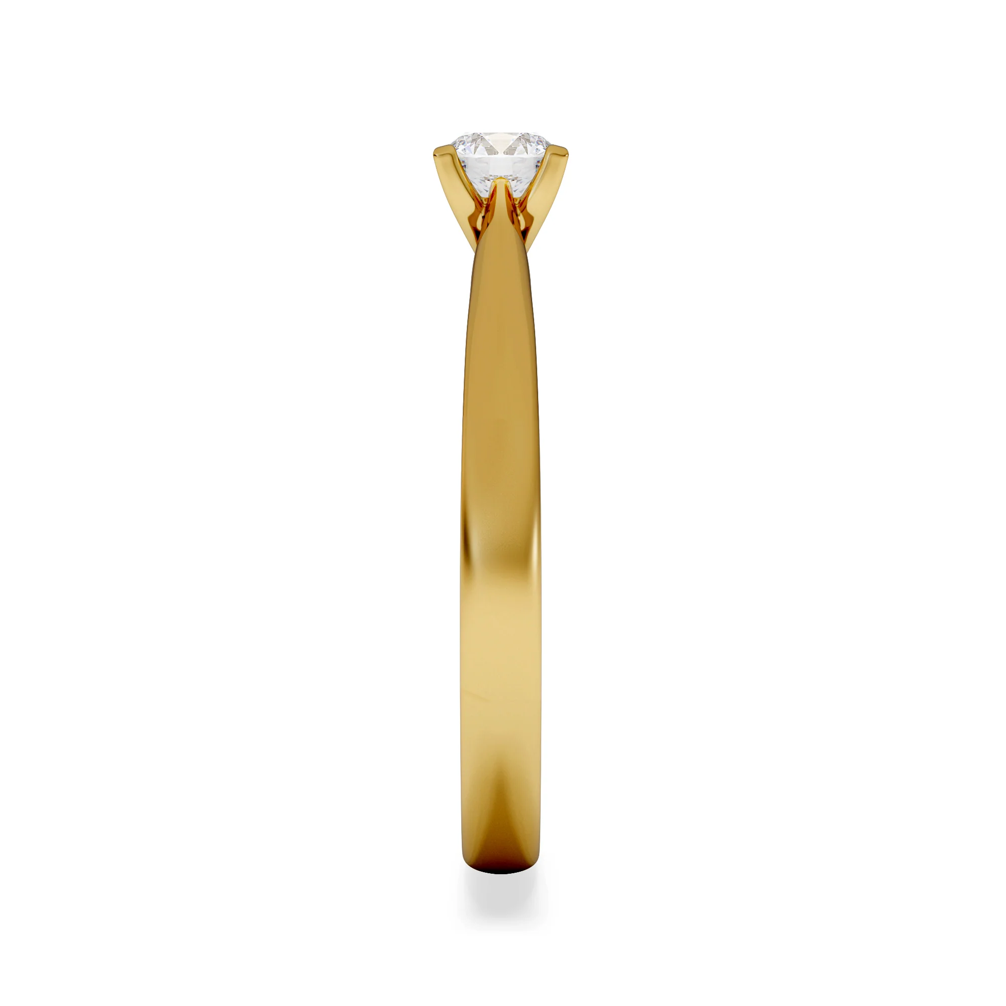 Engagement Ring Grace 0.33ct Lab Diamond G/Vs in 18K Gold - Image 5
