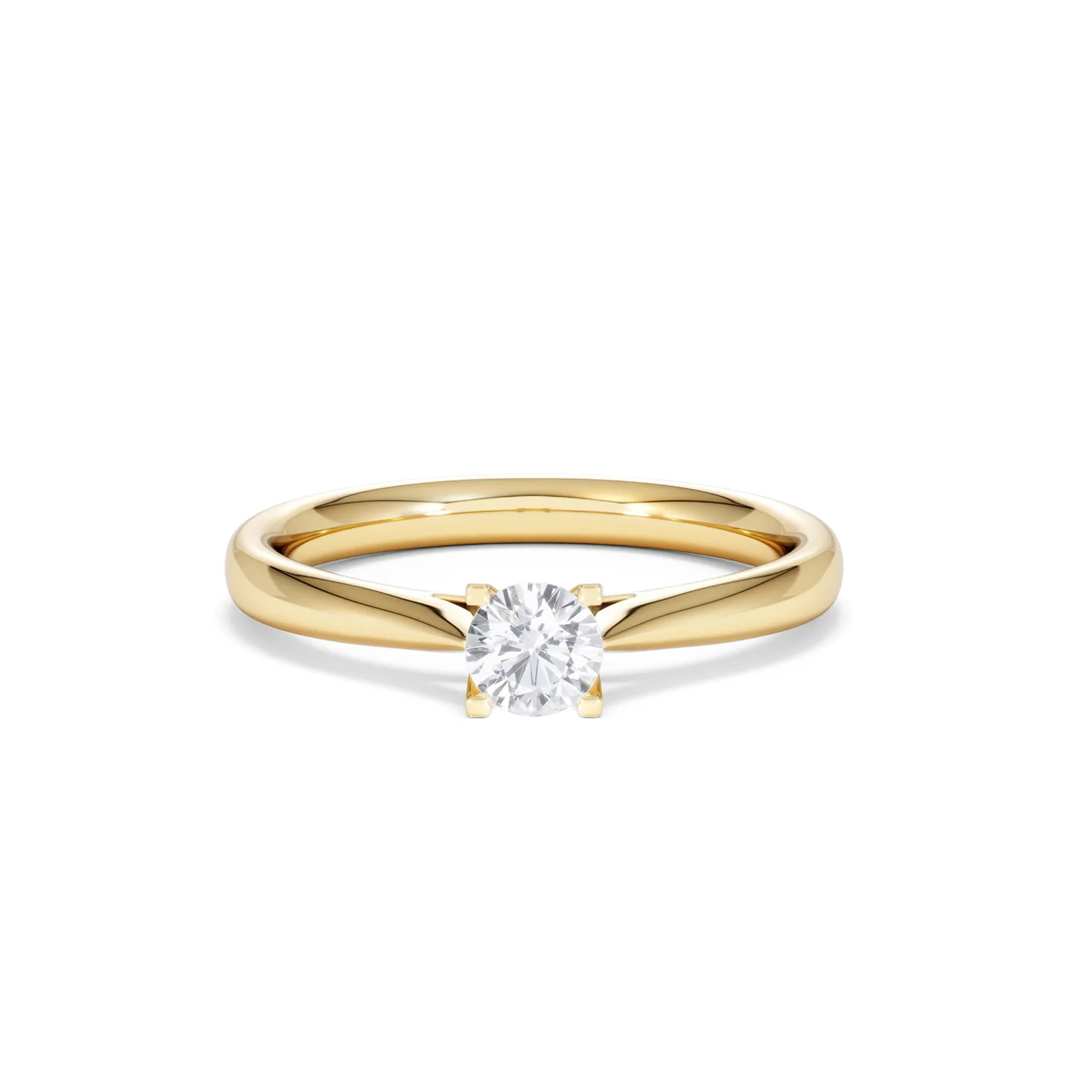 Engagement Ring Grace 0.33ct Lab Diamond G/Vs in 18K Gold - Image 8