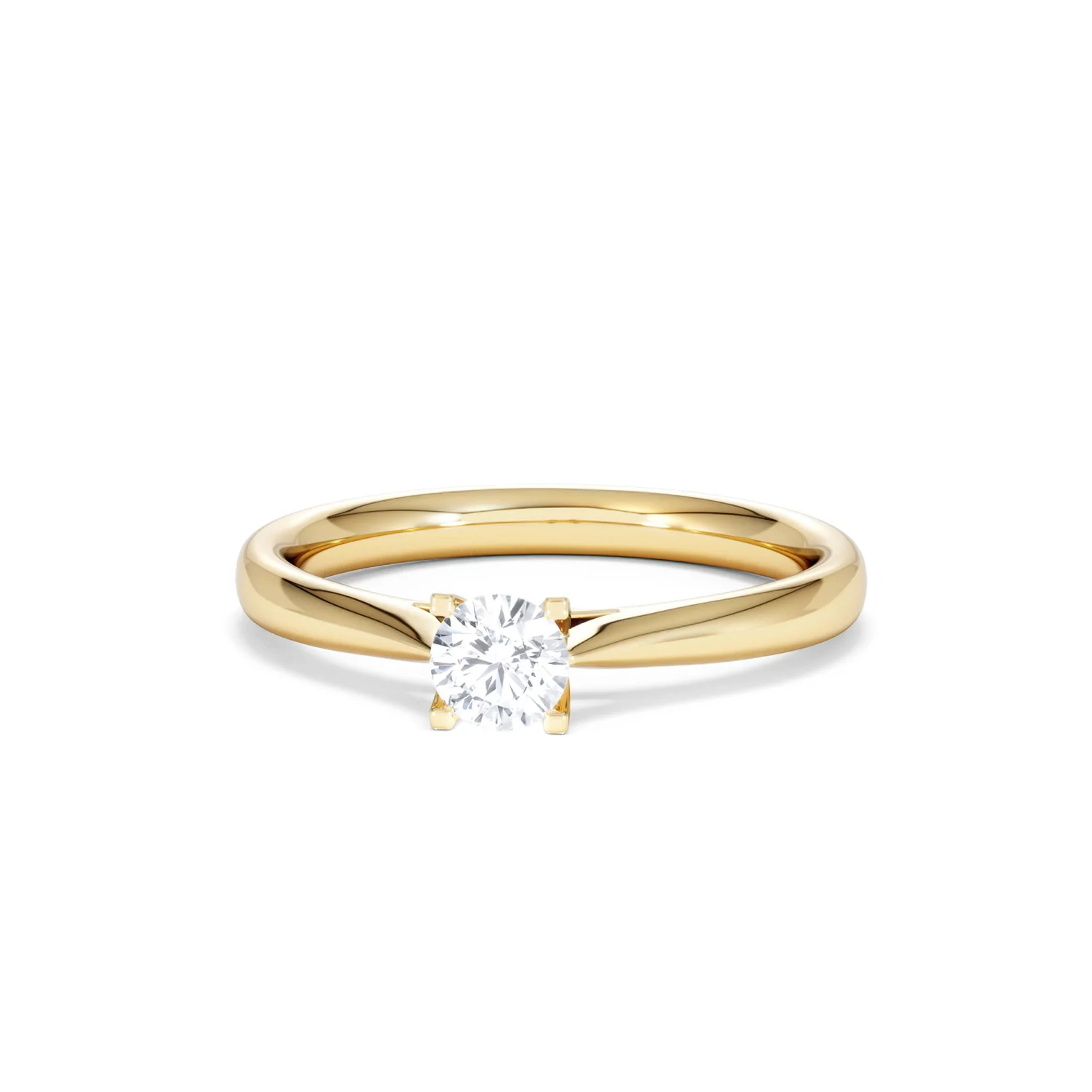 Engagement Ring Grace 0.33ct Lab Diamond G/Vs in 18K Gold - Image 86