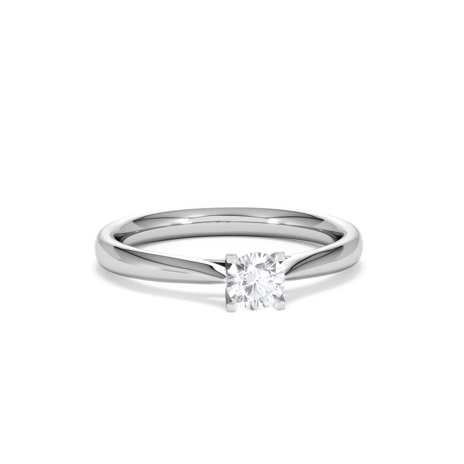 Engagement Ring Grace 0.33ct Lab Diamond G/Vs in 18K White Gold - Image 10