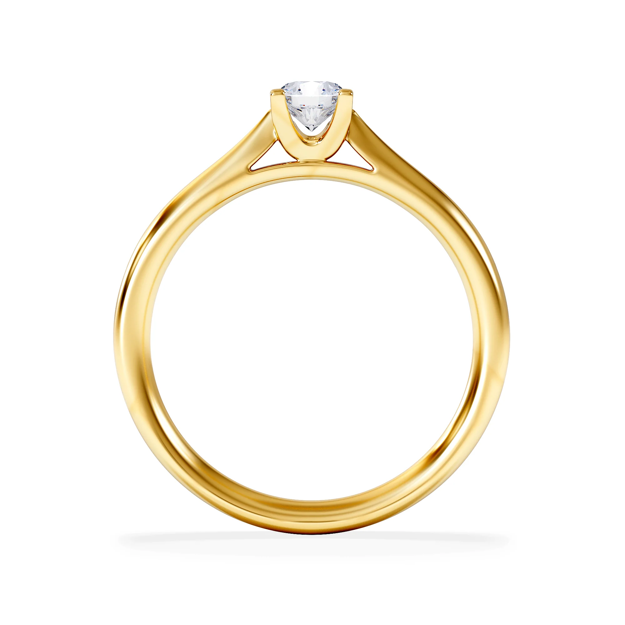 Engagement Ring Grace 0.33ct Lab Diamond G/Vs in 18K White Gold - Image 3