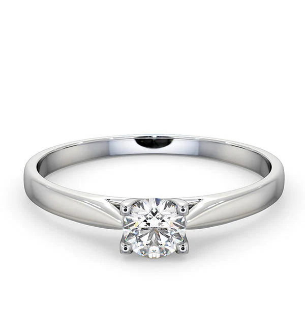 Engagement Ring Grace 0.33ct Lab Diamond H/Si in Platinum - Image 3