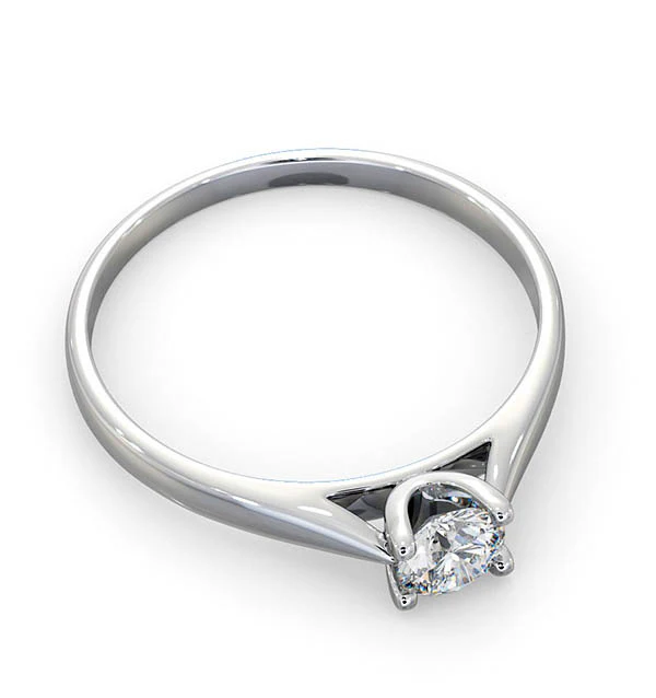 Engagement Ring Grace 0.33ct Lab Diamond H/Si in Platinum - Image 4
