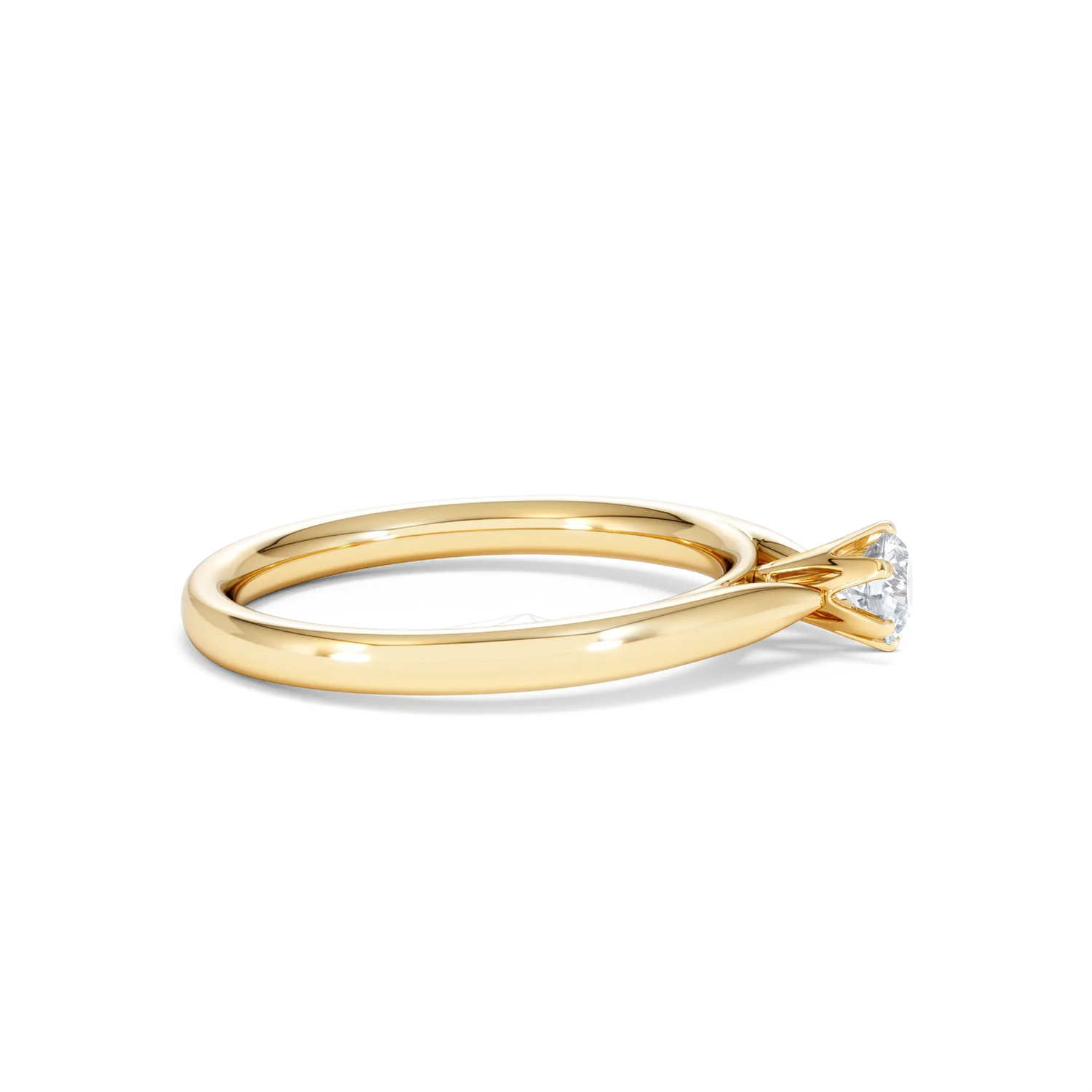 Engagement Ring High Set Chloe 0.25ct Lab Diamond G/Vs in 18K Gold - Image 26