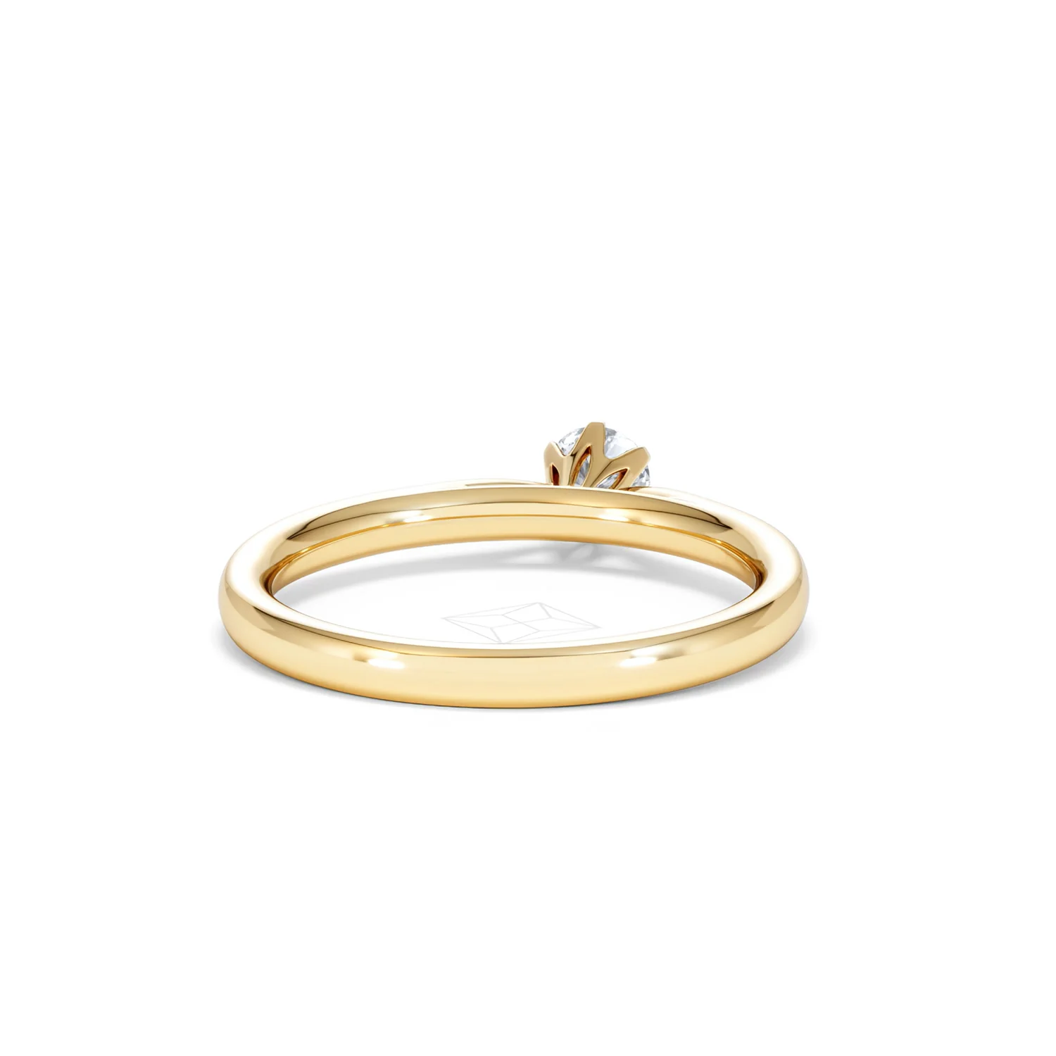 Engagement Ring High Set Chloe 0.25ct Lab Diamond G/Vs in 18K Gold - Image 45