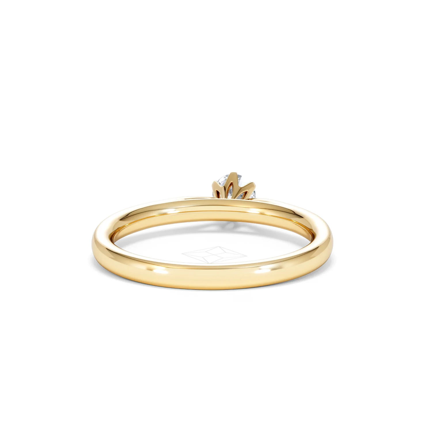 Engagement Ring High Set Chloe 0.25ct Lab Diamond G/Vs in 18K Gold - Image 46