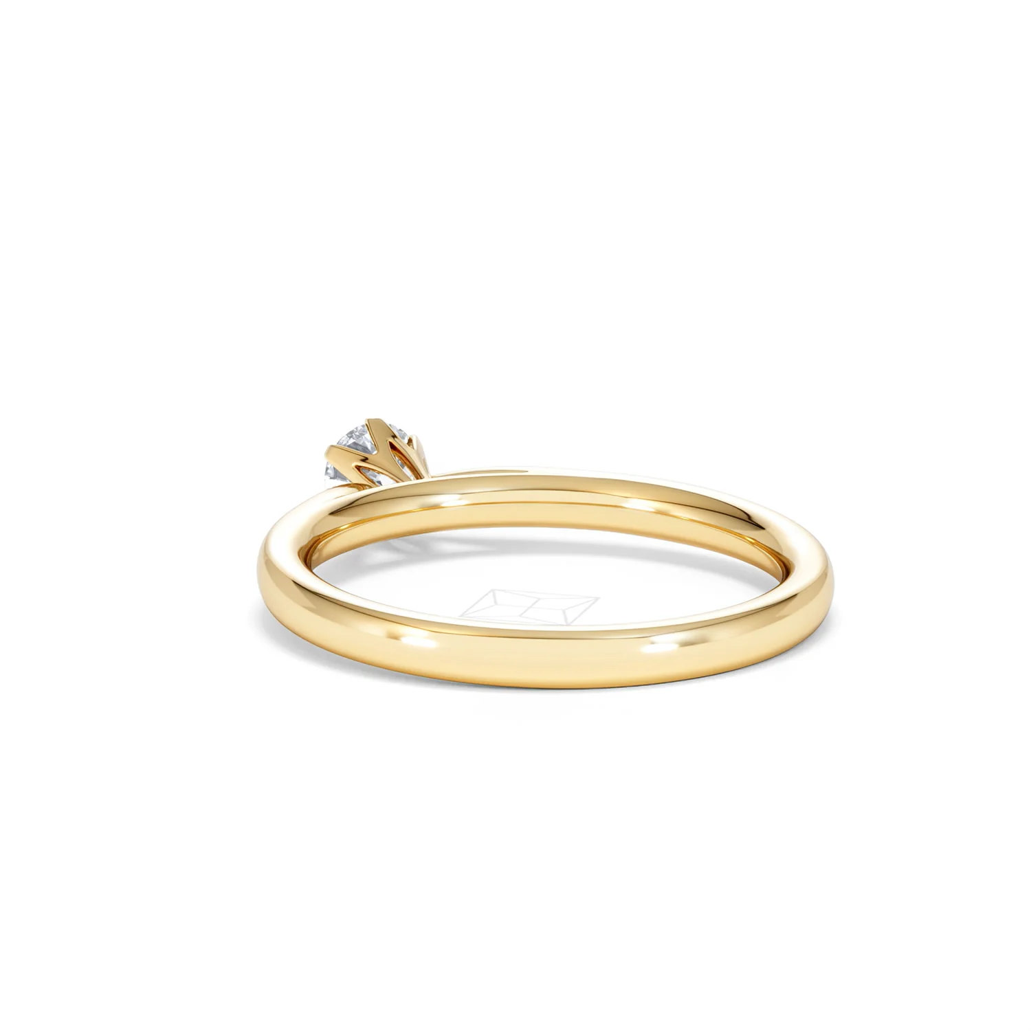 Engagement Ring High Set Chloe 0.25ct Lab Diamond G/Vs in 18K Gold - Image 54