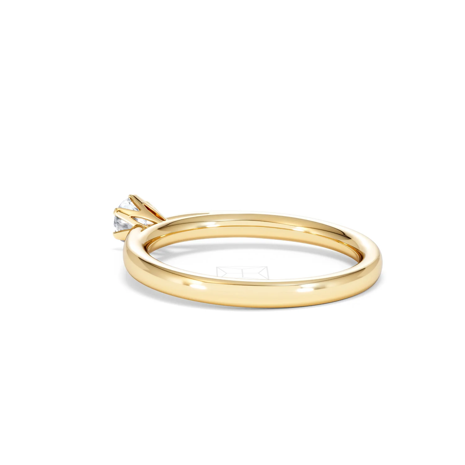 Engagement Ring High Set Chloe 0.25ct Lab Diamond G/Vs in 18K Gold - Image 58