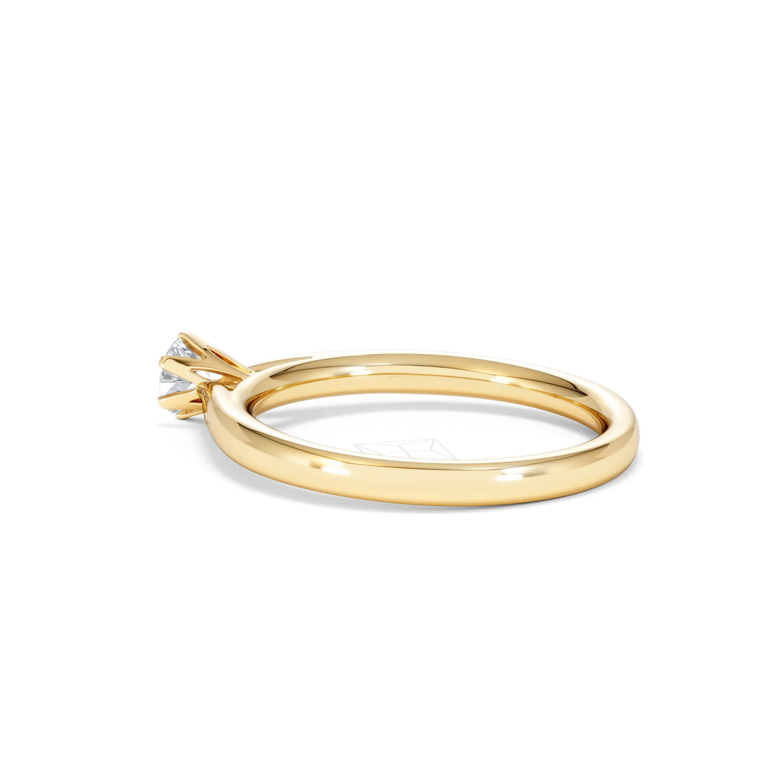 Engagement Ring High Set Chloe 0.25ct Lab Diamond G/Vs in 18K Gold - Image 61