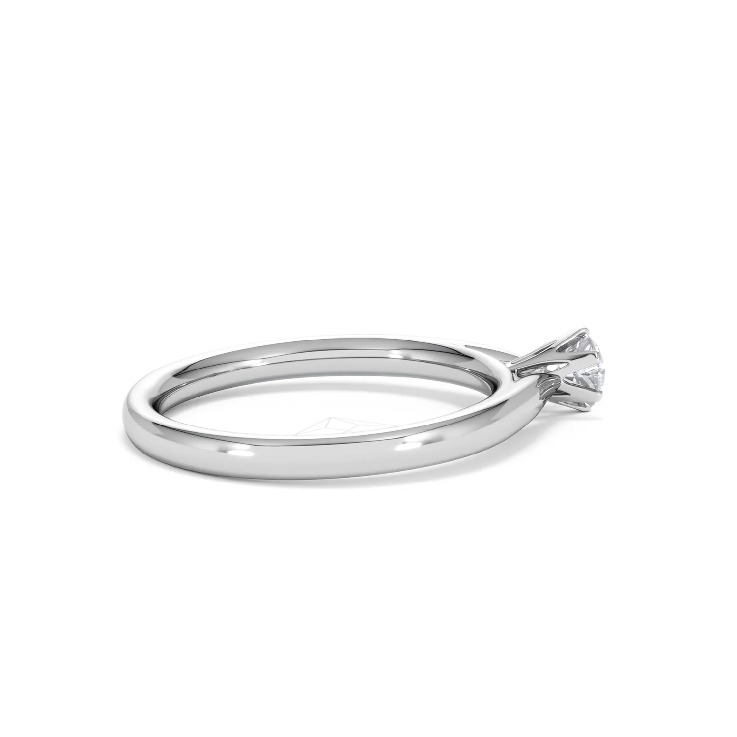 Engagement Ring High Set Chloe 0.25ct Lab Diamond G/Vs in 18KW Gold - Image 32