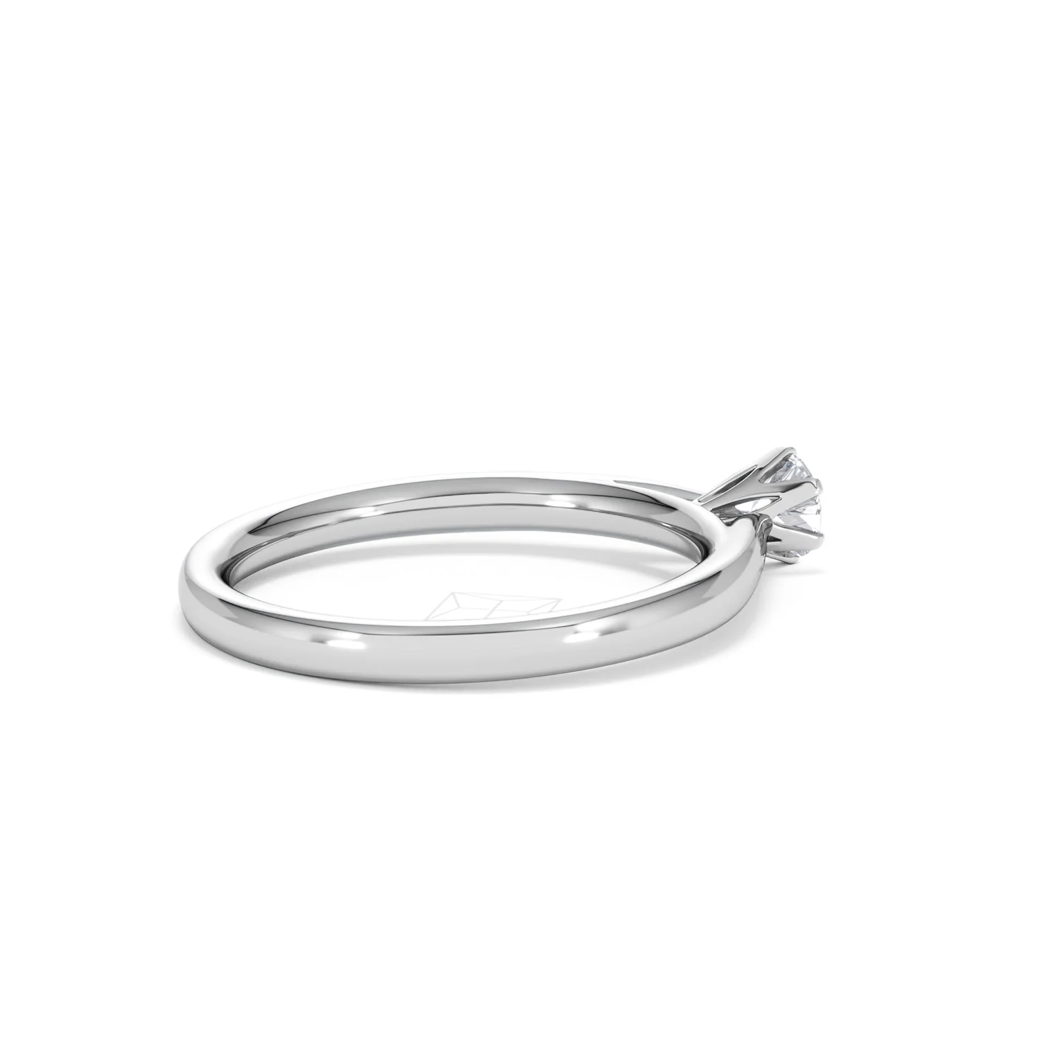 Engagement Ring High Set Chloe 0.25ct Lab Diamond G/Vs in 18KW Gold - Image 35