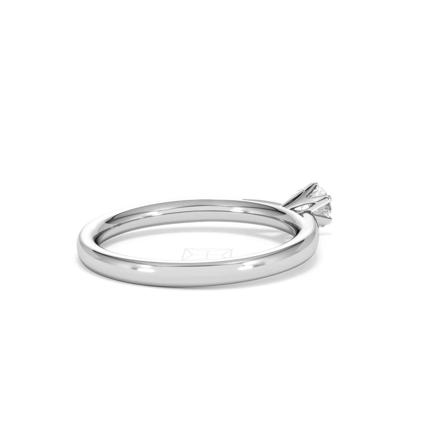 Engagement Ring High Set Chloe 0.25ct Lab Diamond G/Vs in 18KW Gold - Image 37