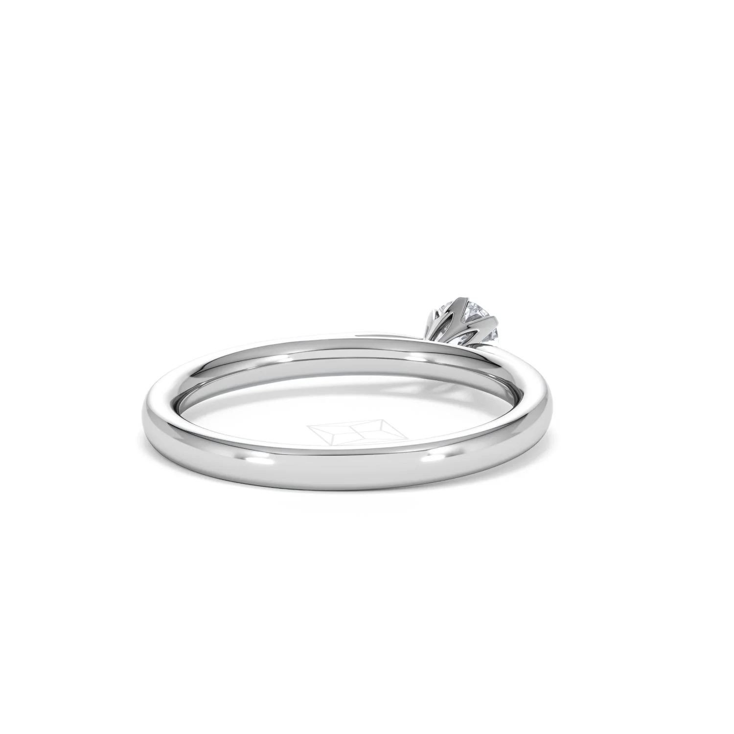 Engagement Ring High Set Chloe 0.25ct Lab Diamond G/Vs in 18KW Gold - Image 42