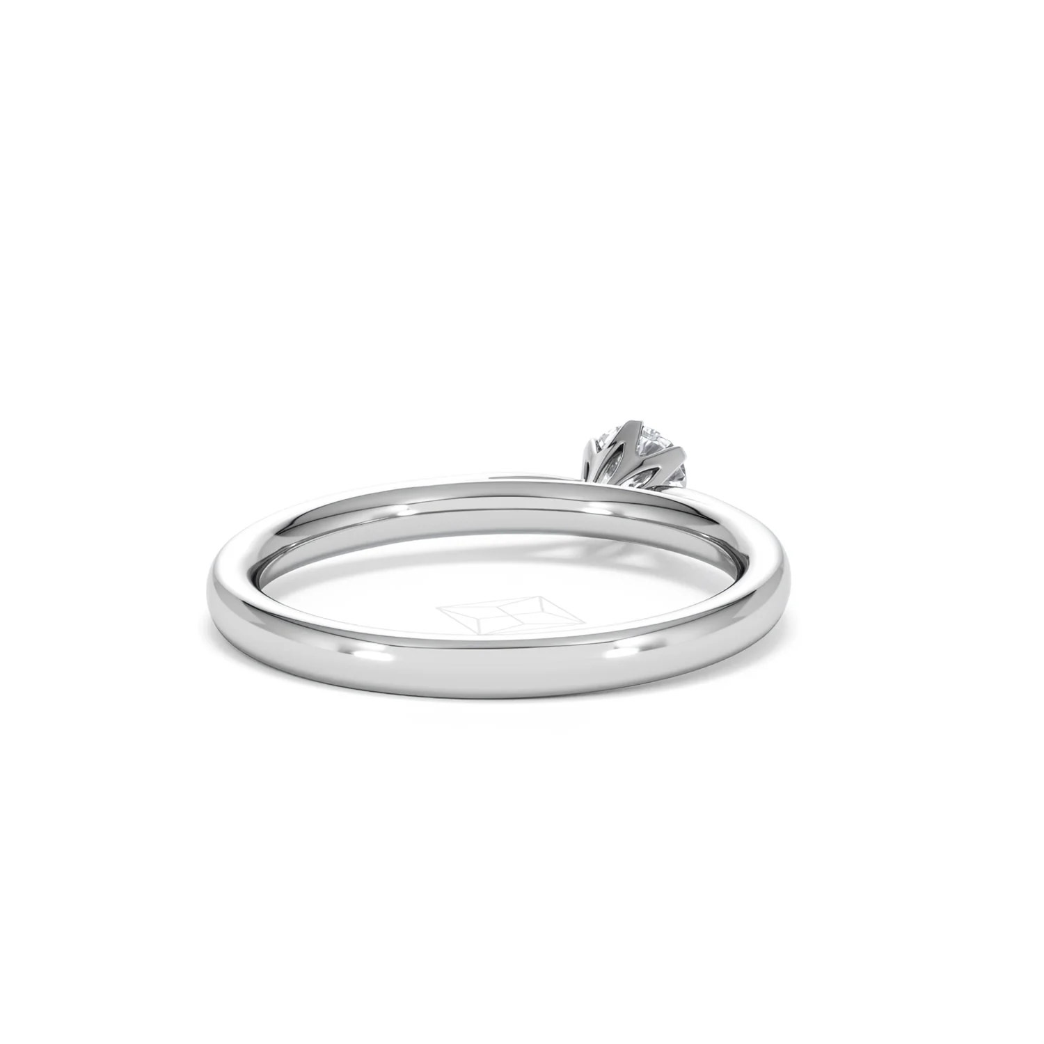 Engagement Ring High Set Chloe 0.25ct Lab Diamond G/Vs in 18KW Gold - Image 43