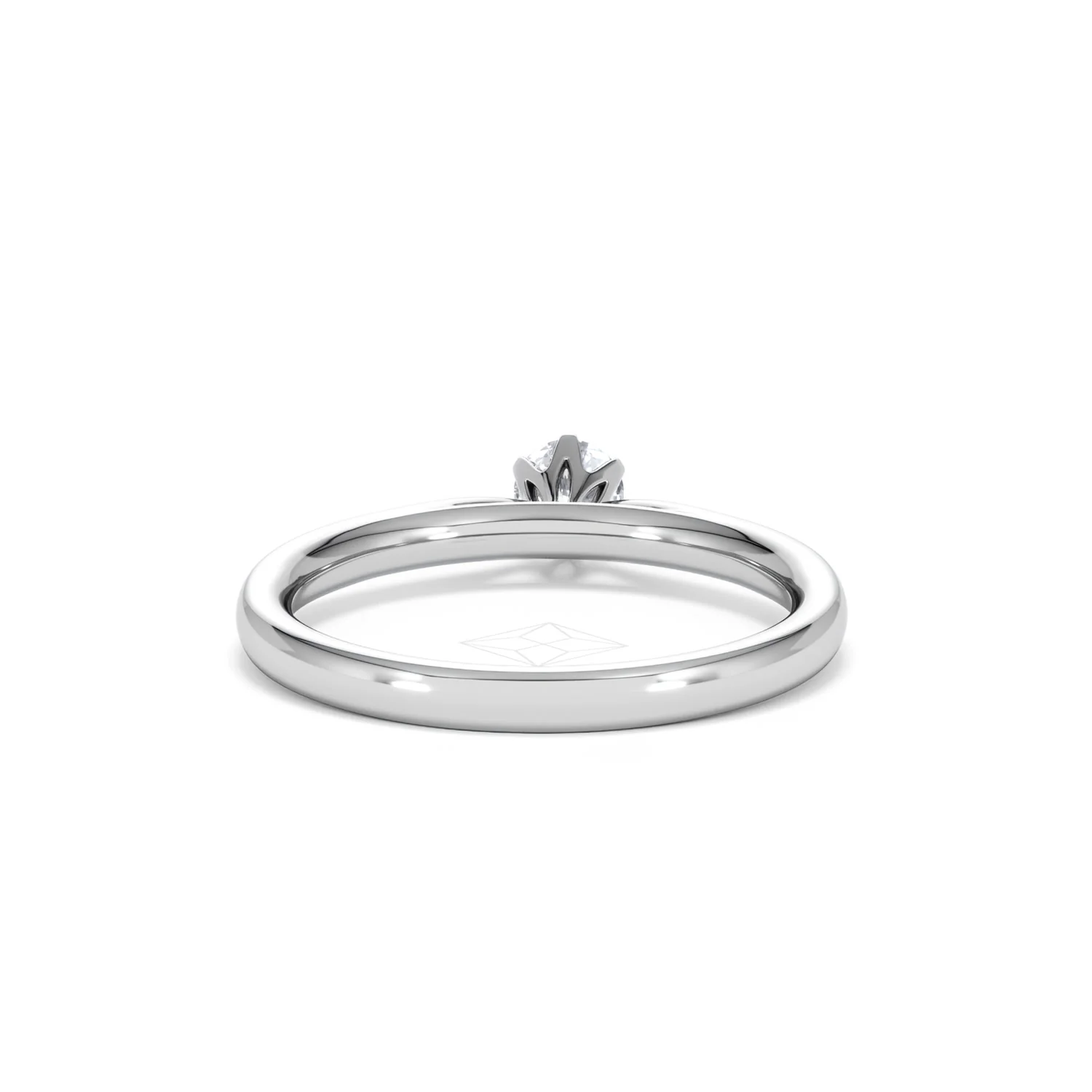 Engagement Ring High Set Chloe 0.25ct Lab Diamond G/Vs in 18KW Gold - Image 47