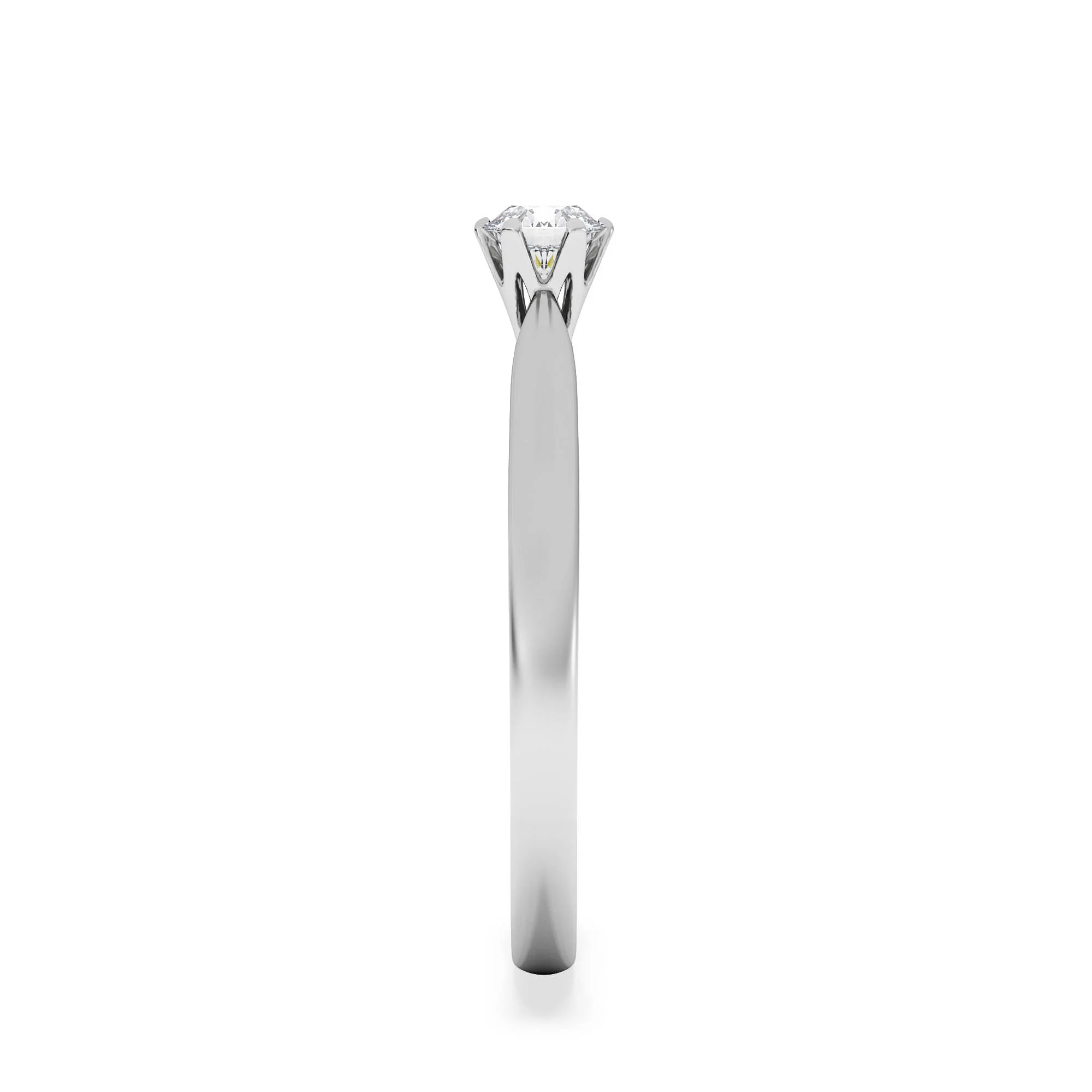 Engagement Ring High Set Chloe 0.25ct Lab Diamond G/Vs in 18KW Gold - Image 5
