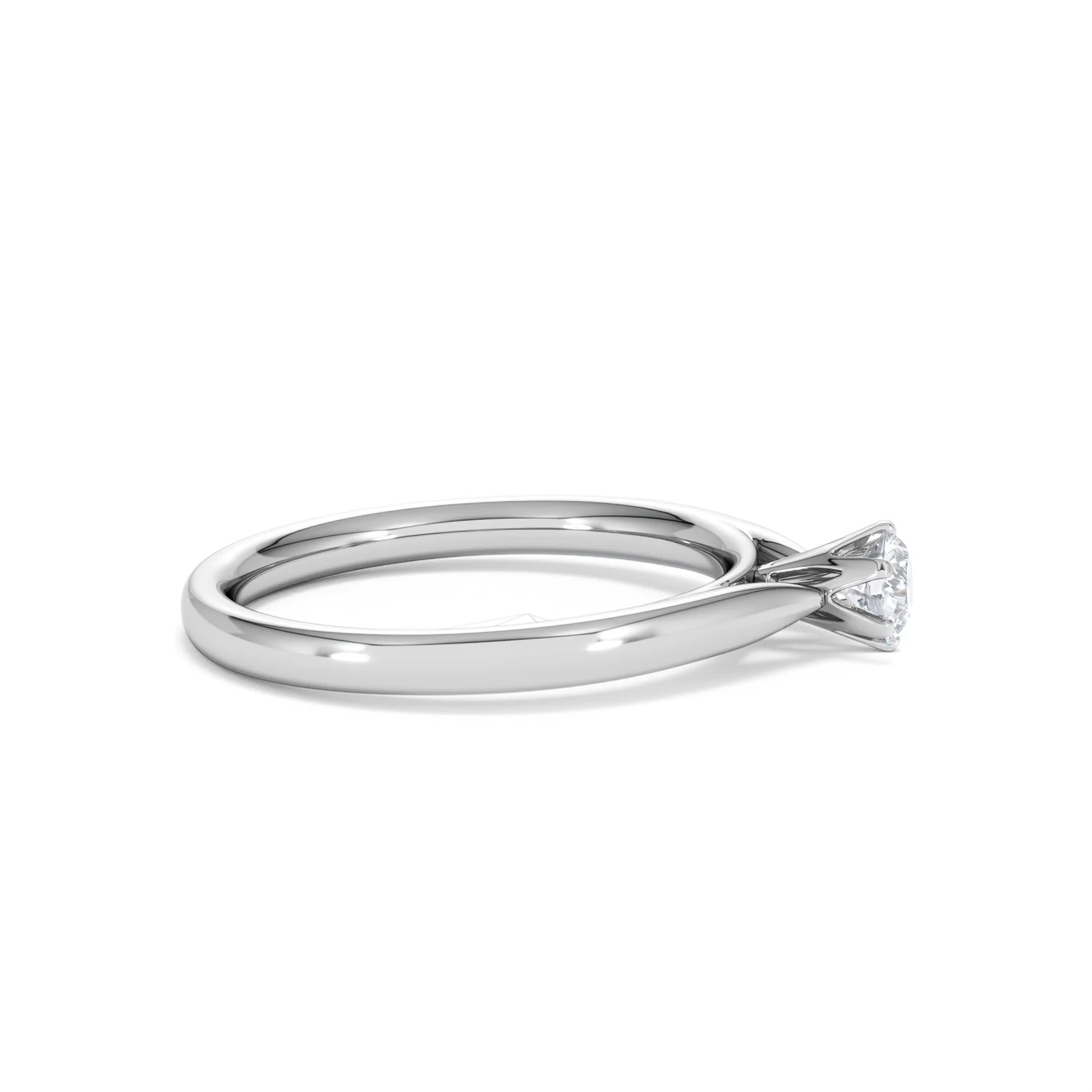 Engagement Ring High Set Chloe 0.25ct Lab Diamond G/Vs in Platinum - Image 26