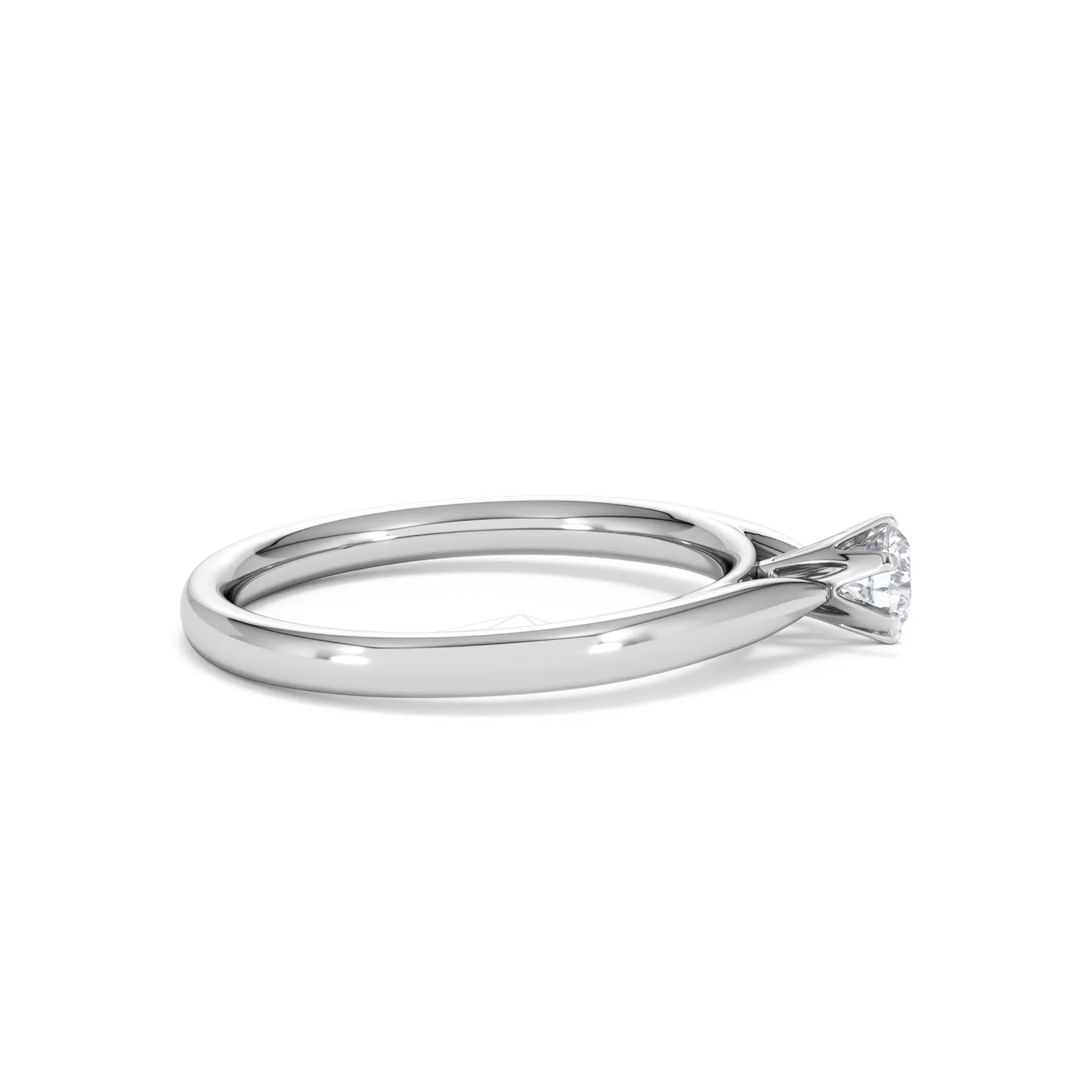 Engagement Ring High Set Chloe 0.25ct Lab Diamond G/Vs in Platinum - Image 27