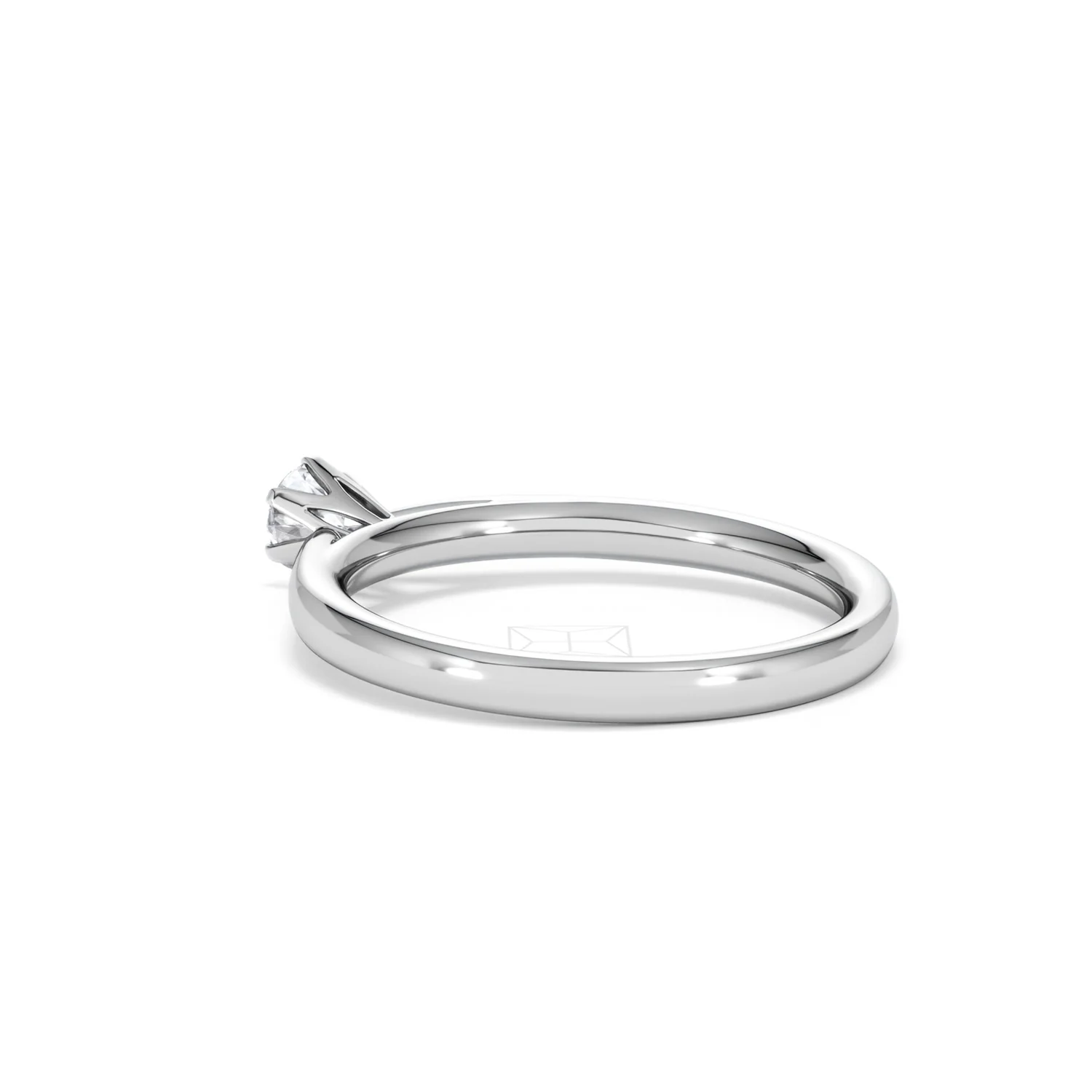 Engagement Ring High Set Chloe 0.25ct Lab Diamond G/Vs in Platinum - Image 58