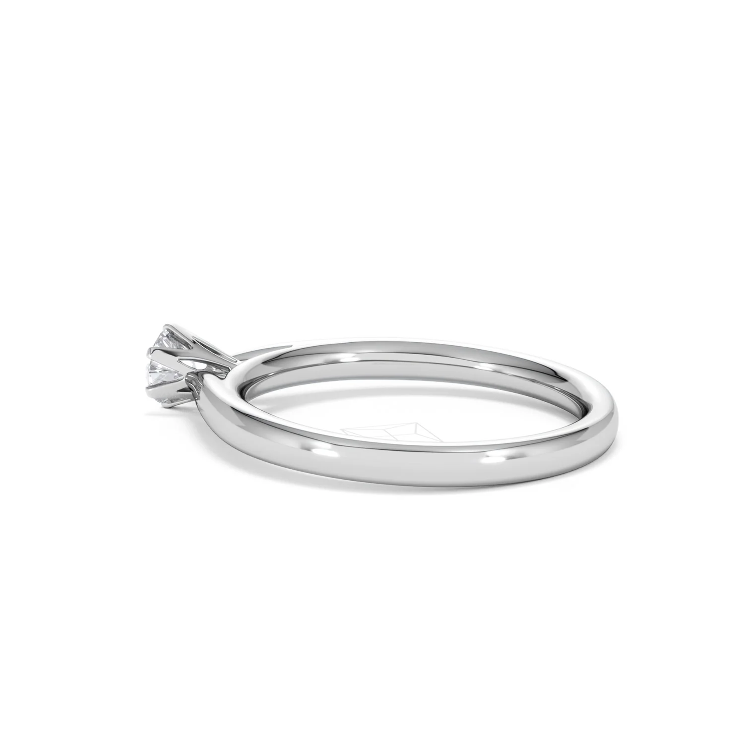 Engagement Ring High Set Chloe 0.25ct Lab Diamond G/Vs in Platinum - Image 62