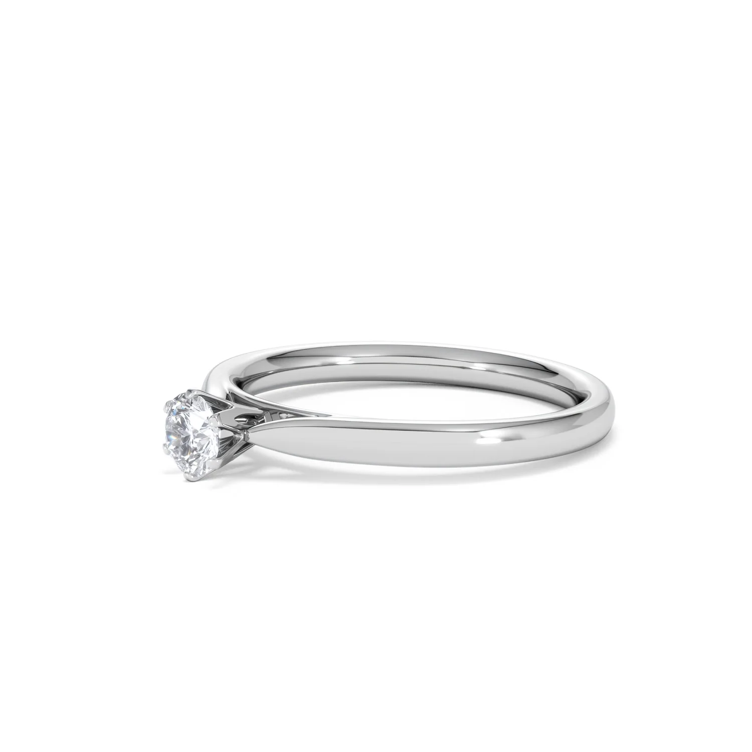 Engagement Ring High Set Chloe 0.25ct Lab Diamond G/Vs in Platinum - Image 77