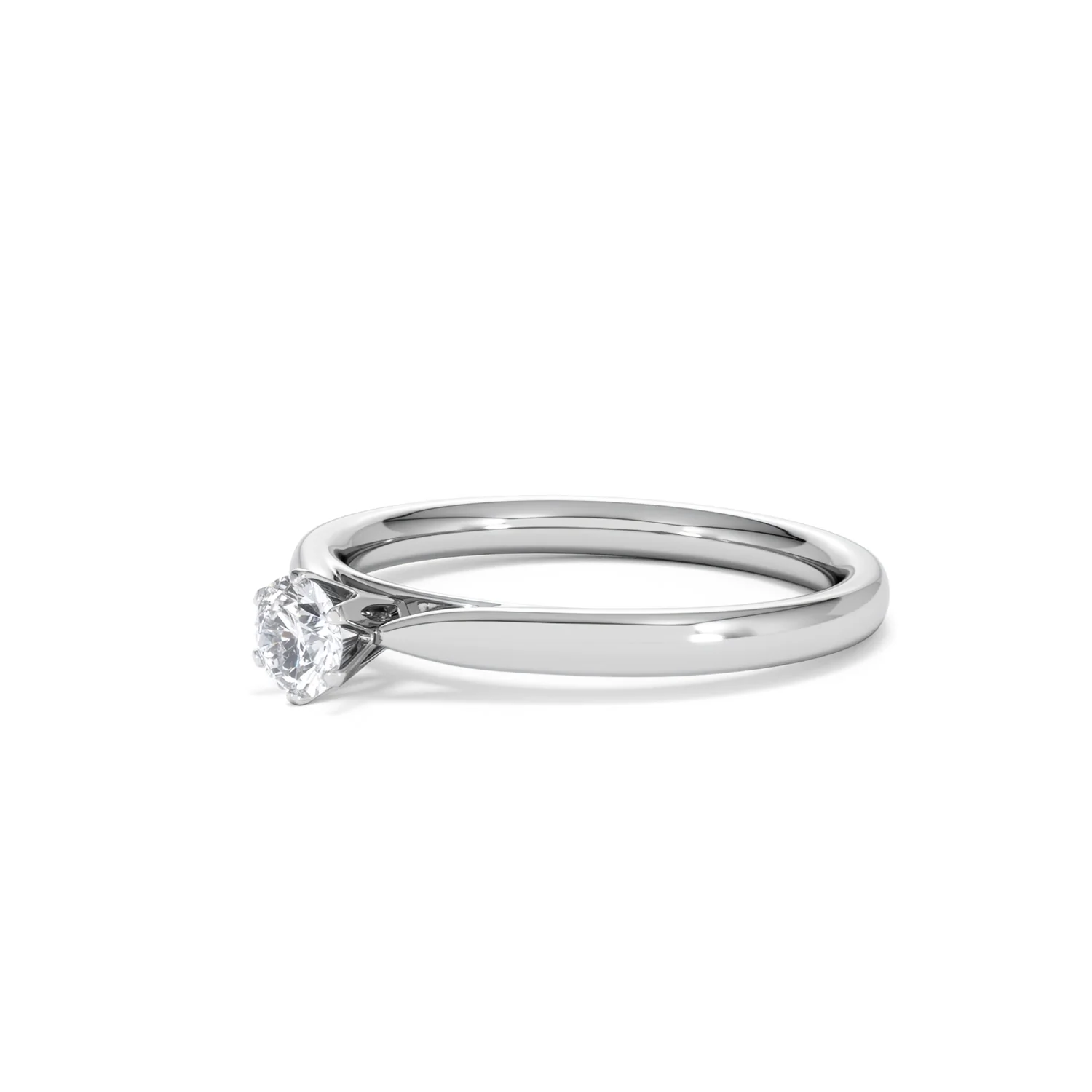 Engagement Ring High Set Chloe 0.25ct Lab Diamond G/Vs in Platinum - Image 78