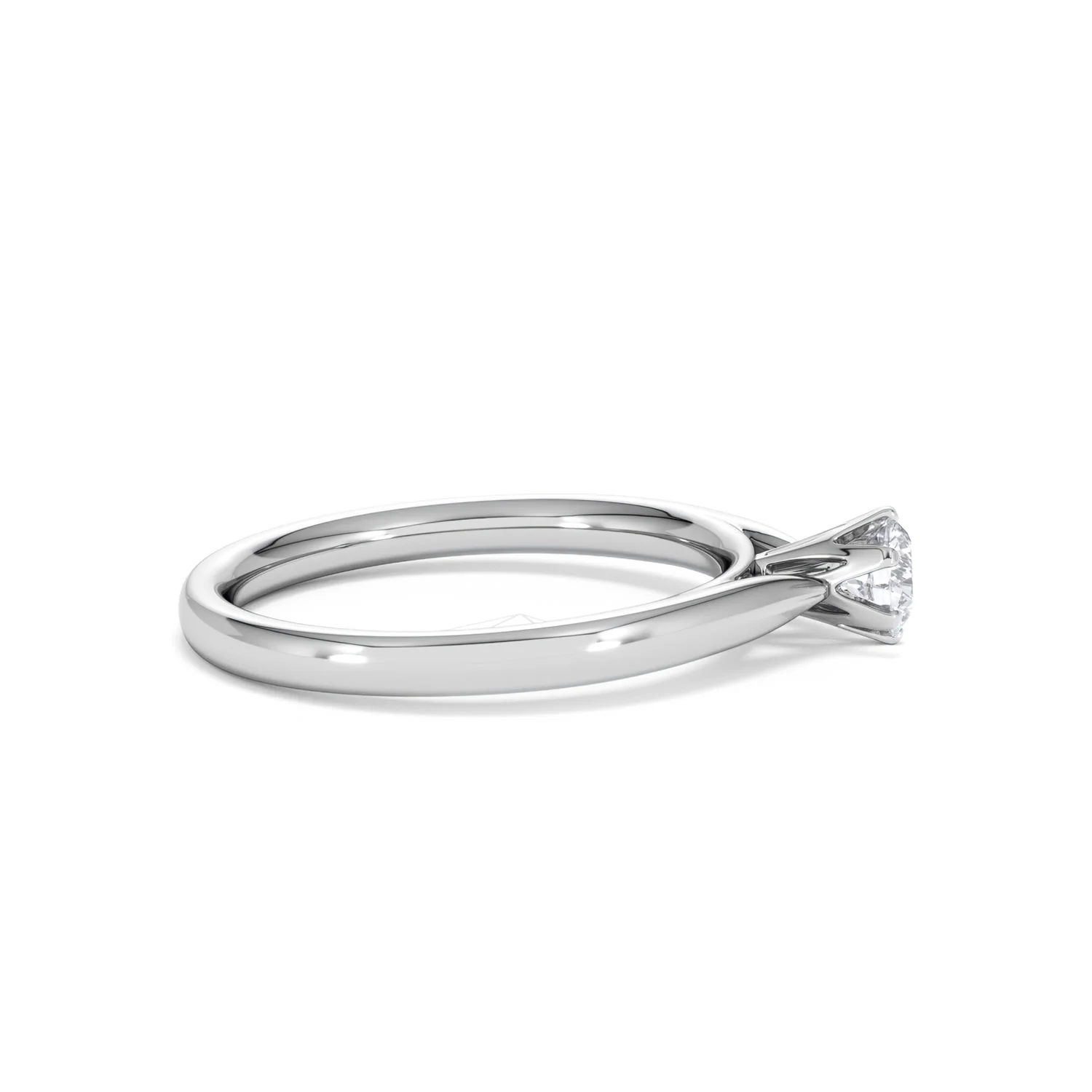 Engagement Ring High Set Chloe 0.33ct Lab Diamond G/Vs in 18KW Gold - Image 27