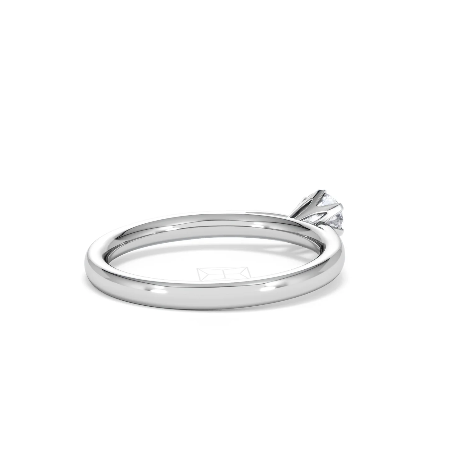 Engagement Ring High Set Chloe 0.33ct Lab Diamond G/Vs in 18KW Gold - Image 39