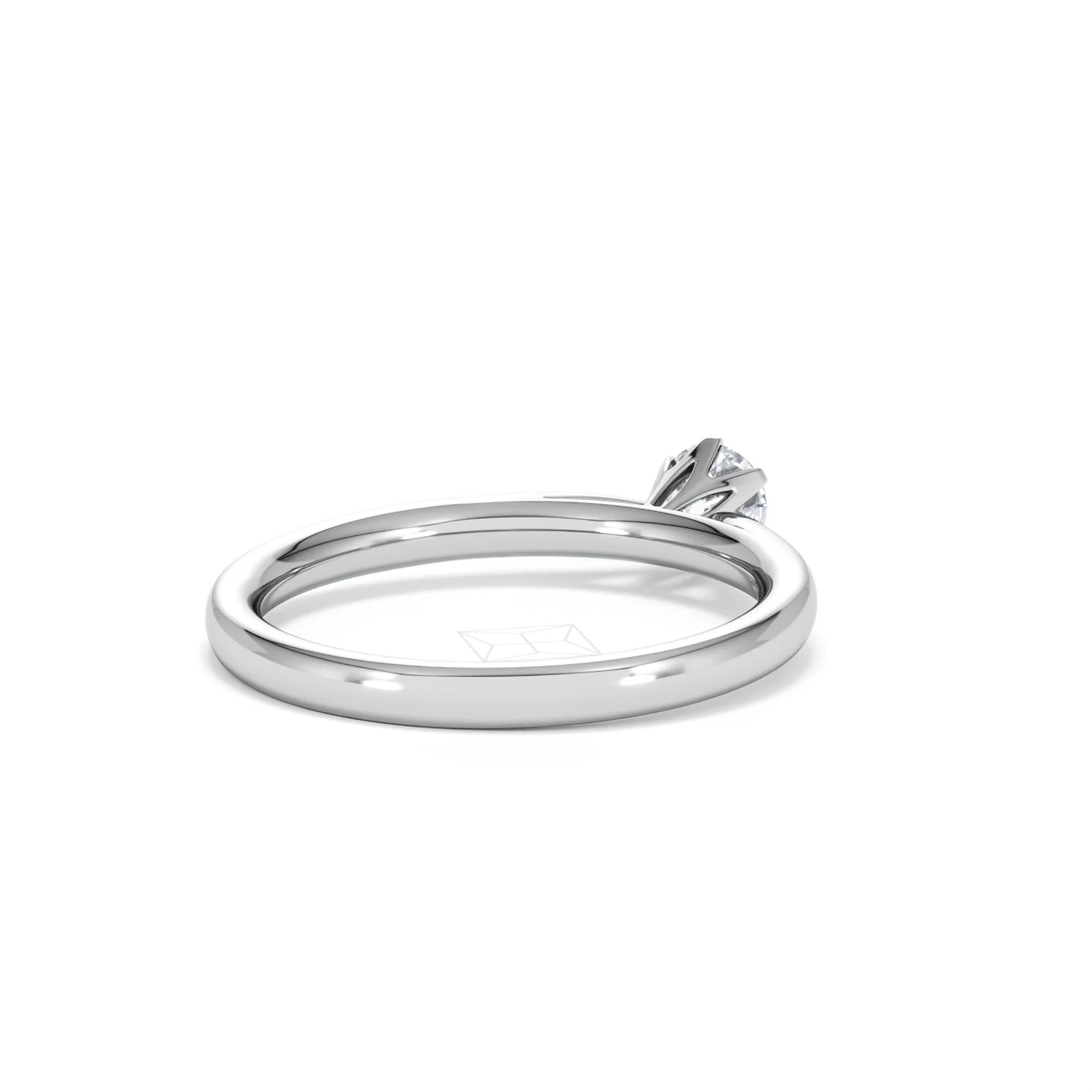 Engagement Ring High Set Chloe 0.33ct Lab Diamond G/Vs in 18KW Gold - Image 41