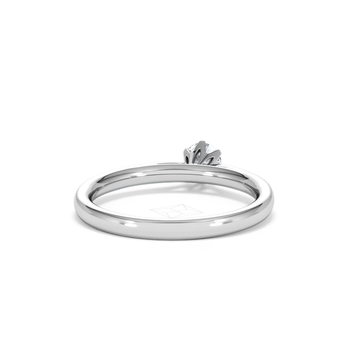 Engagement Ring High Set Chloe 0.33ct Lab Diamond G/Vs in 18KW Gold - Image 45