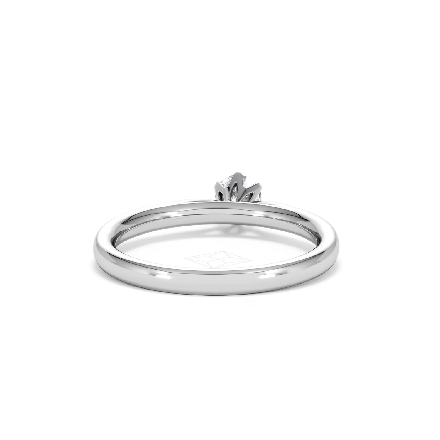 Engagement Ring High Set Chloe 0.33ct Lab Diamond G/Vs in 18KW Gold - Image 46