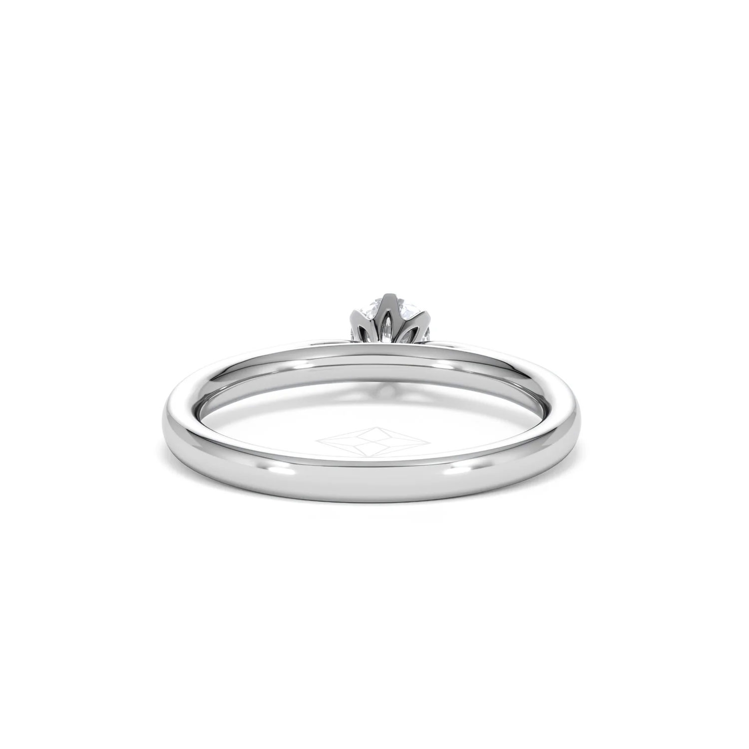 Engagement Ring High Set Chloe 0.33ct Lab Diamond G/Vs in 18KW Gold - Image 47