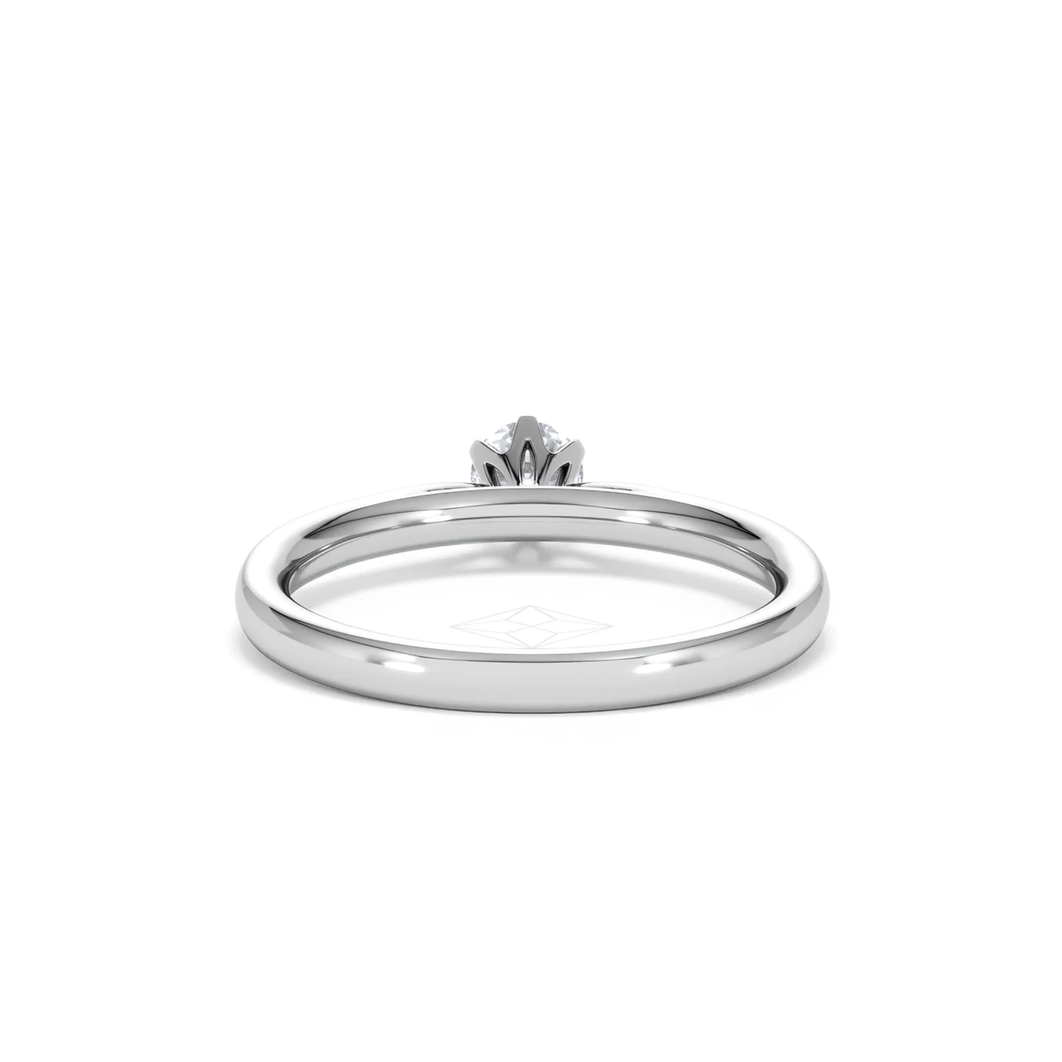 Engagement Ring High Set Chloe 0.33ct Lab Diamond G/Vs in 18KW Gold - Image 48