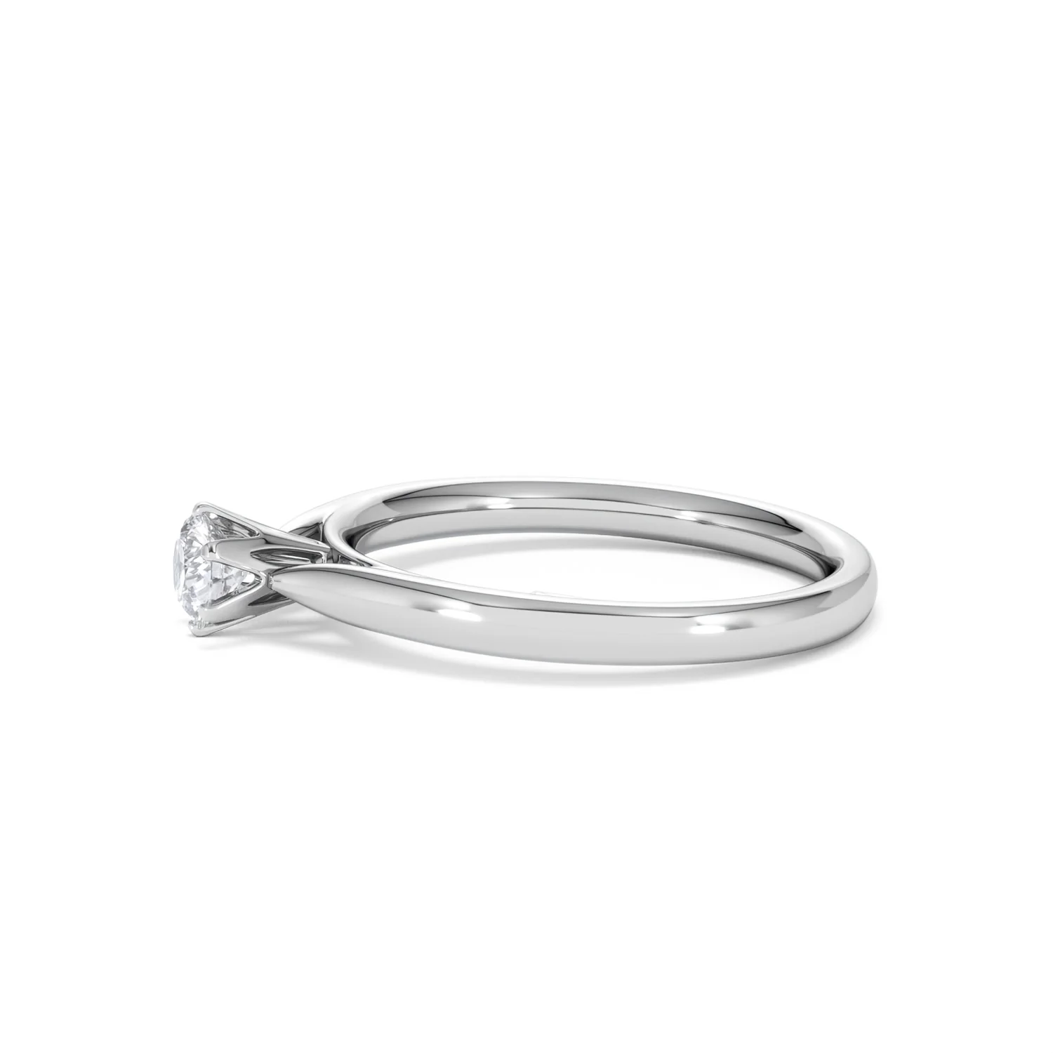 Engagement Ring High Set Chloe 0.33ct Lab Diamond G/Vs in 18KW Gold - Image 71