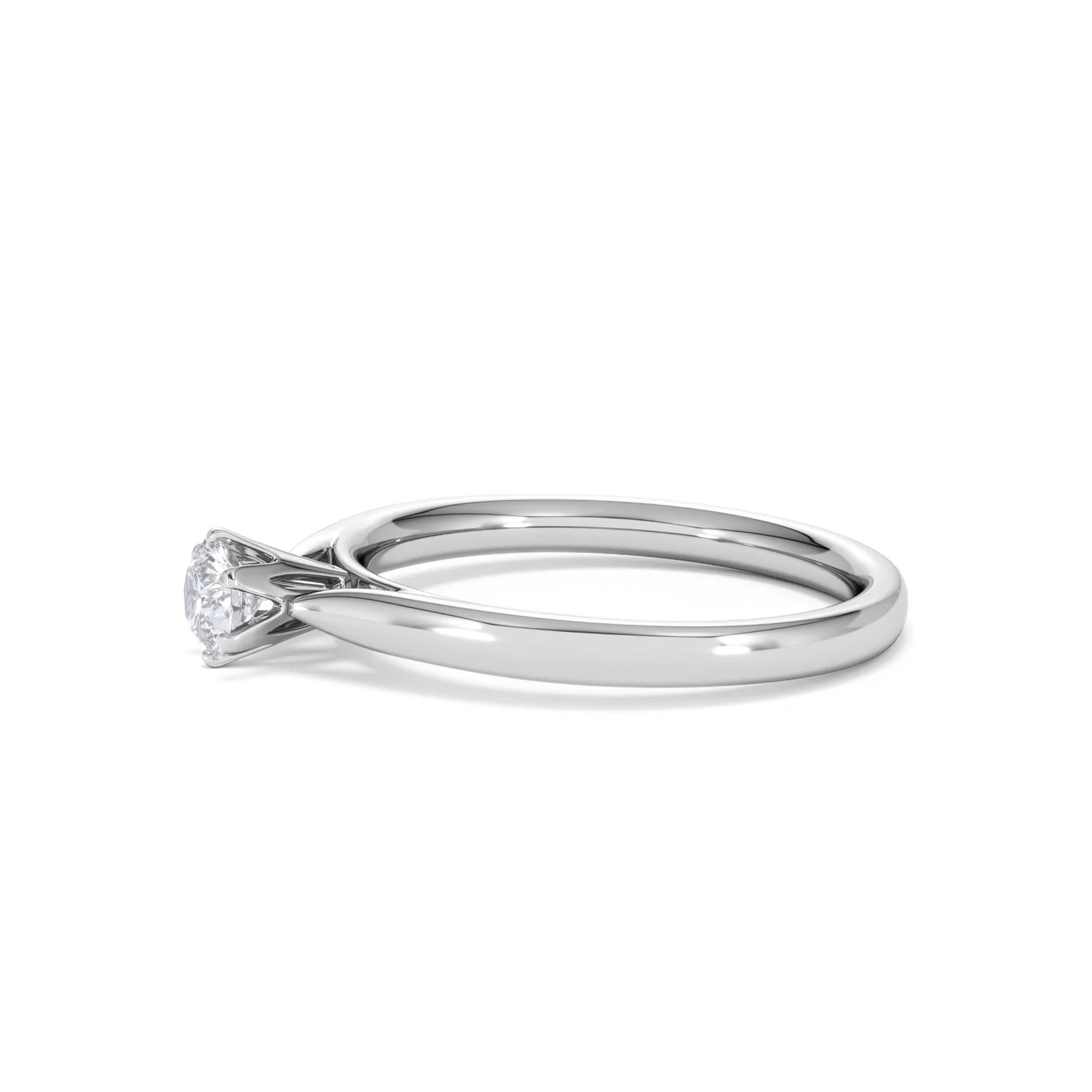 Engagement Ring High Set Chloe 0.33ct Lab Diamond G/Vs in 18KW Gold - Image 72