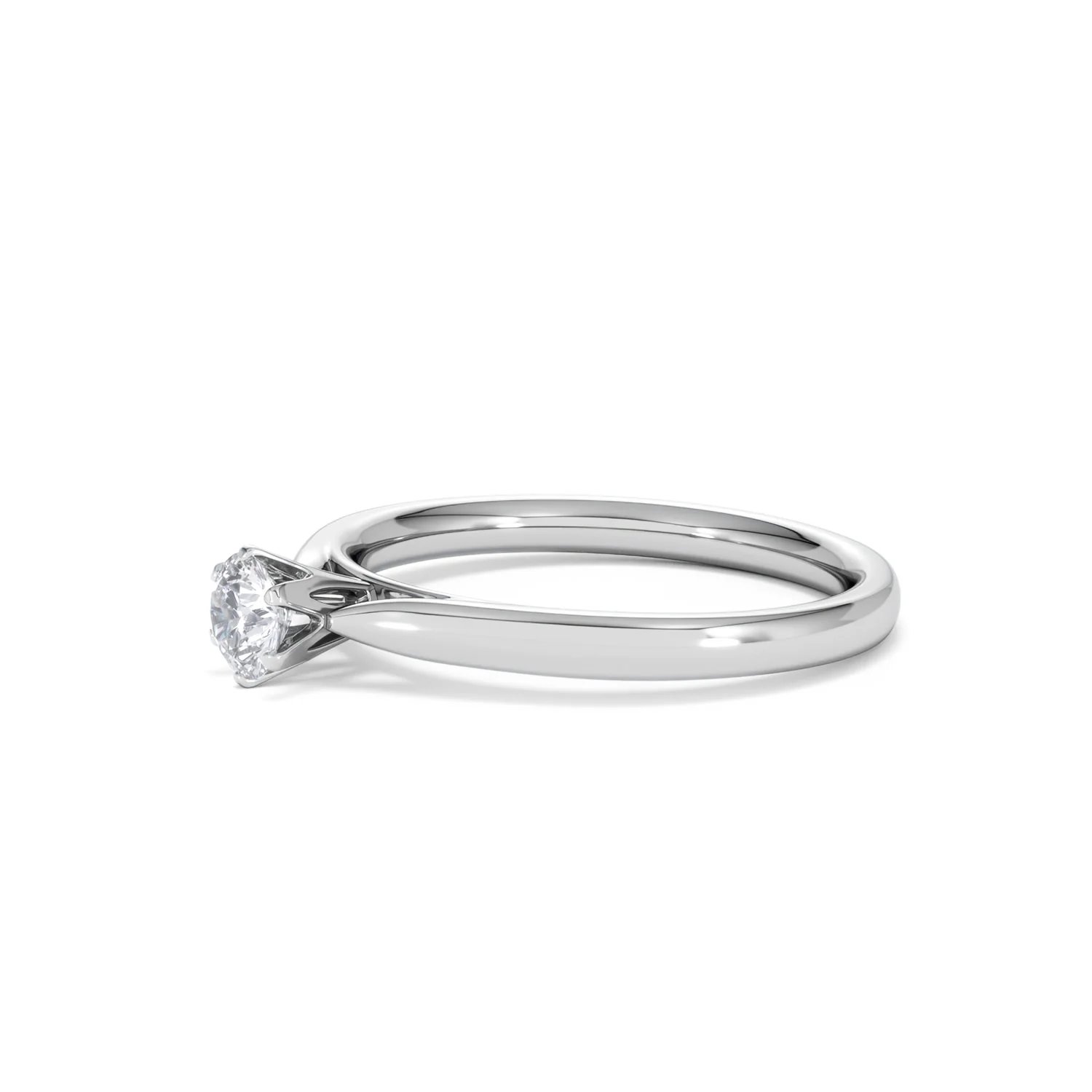 Engagement Ring High Set Chloe 0.33ct Lab Diamond G/Vs in 18KW Gold - Image 75