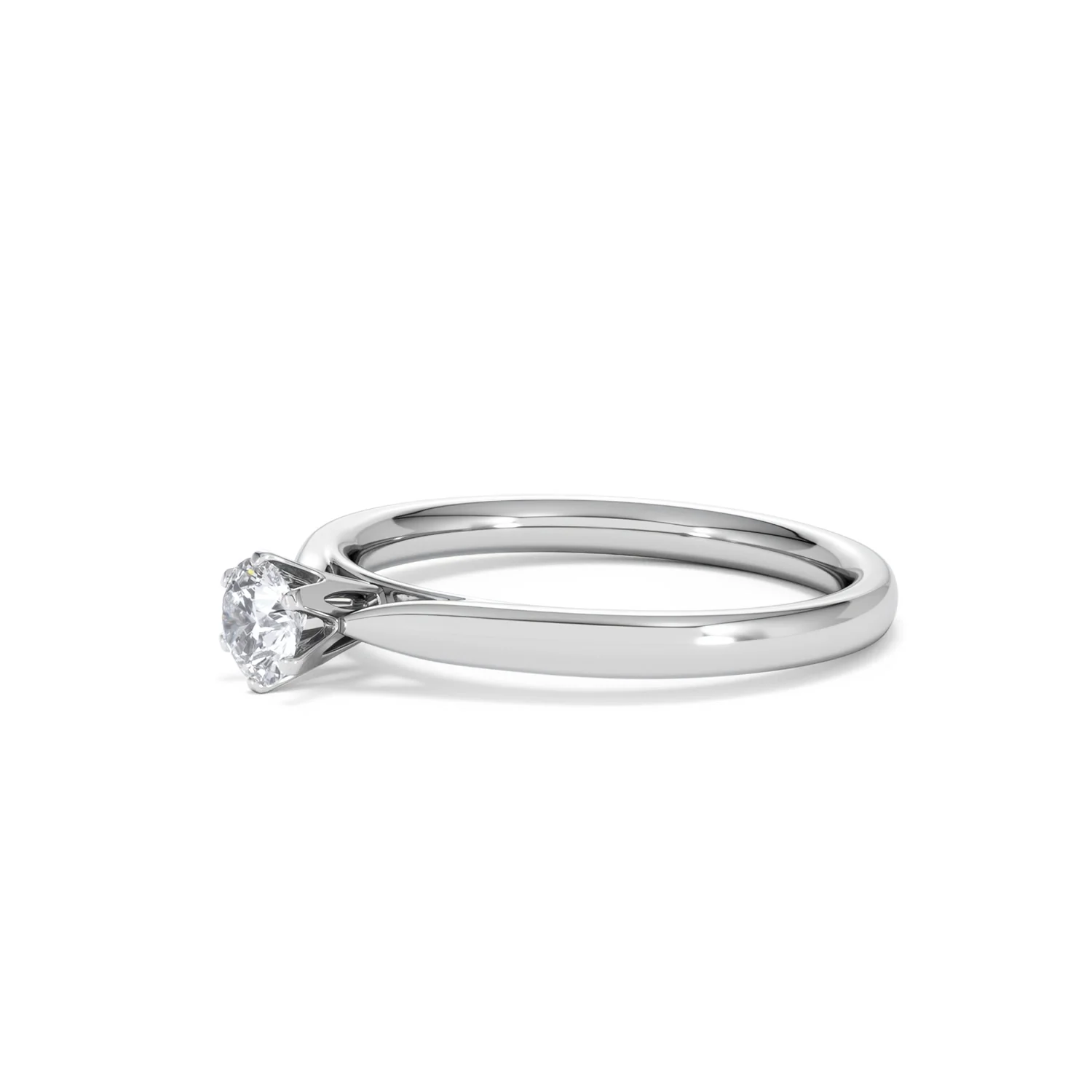 Engagement Ring High Set Chloe 0.33ct Lab Diamond G/Vs in 18KW Gold - Image 76