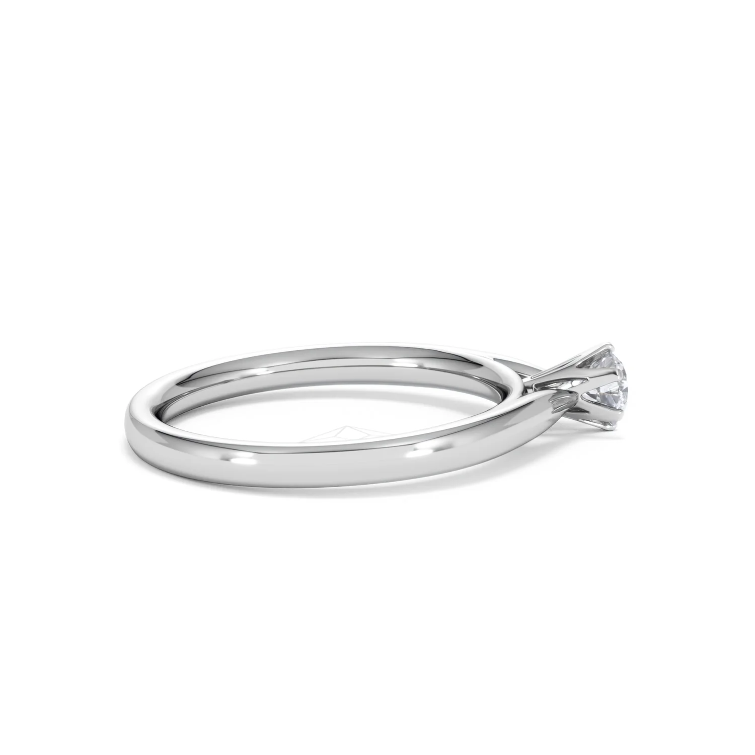 Engagement Ring High Set Chloe 18K White Gold Diamond 0.25CT H/SI - Image 30