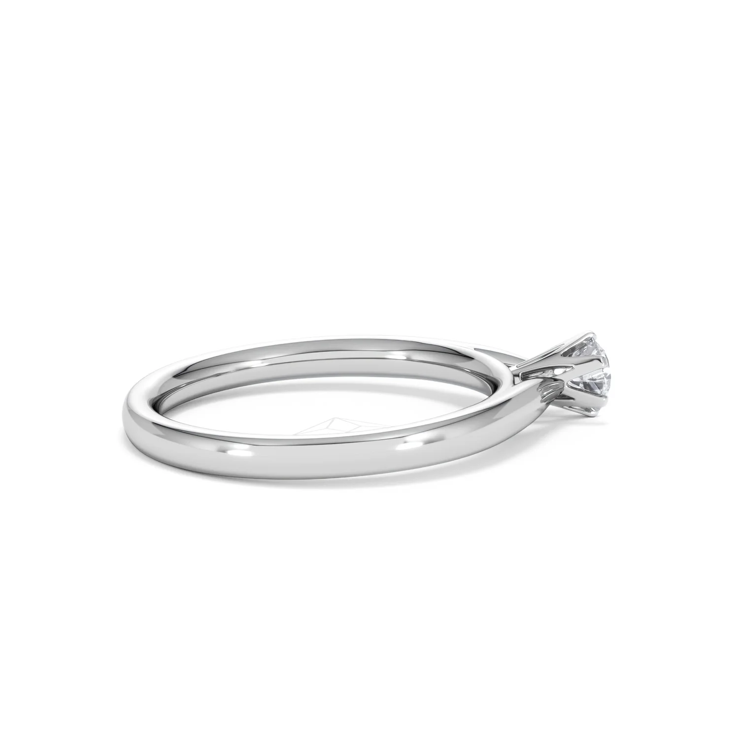 Engagement Ring High Set Chloe 18K White Gold Diamond 0.25CT H/SI - Image 31